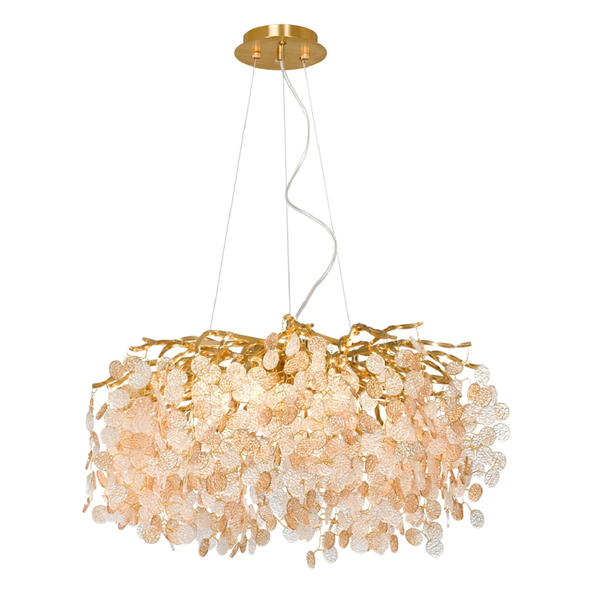 

Подвесная люстра Lussole Loft Mesa LSP-8850, Золотой, LSP-8850 Mesa