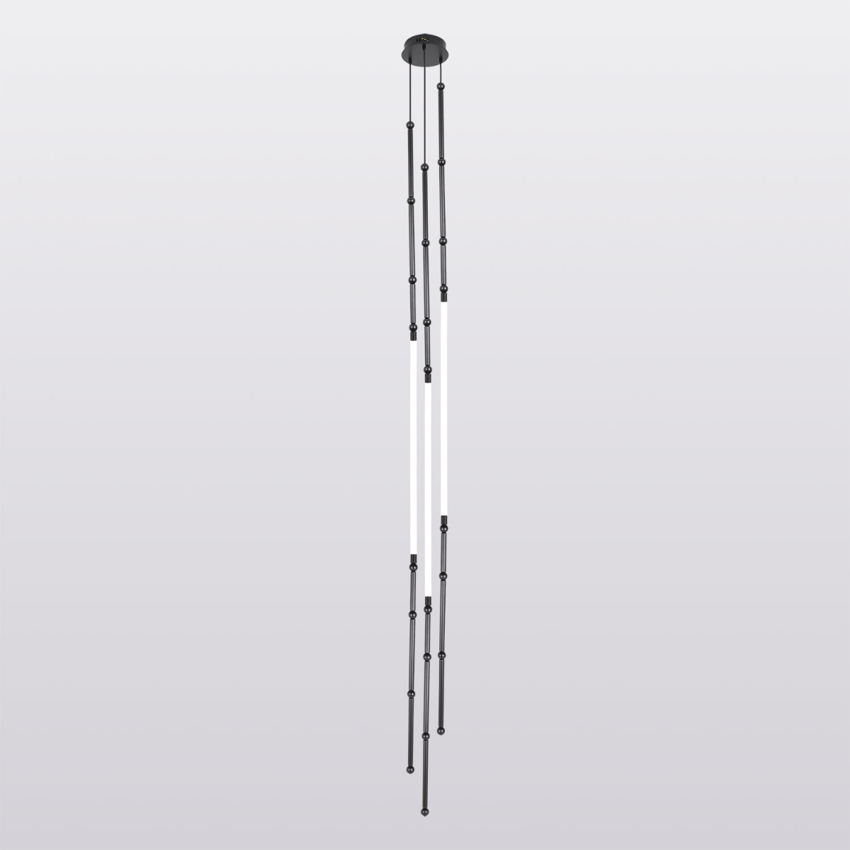 

Подвесной светодиодный светильник Lussole Loft BEND LSP-7070, Черный, LSP-7070 BEND