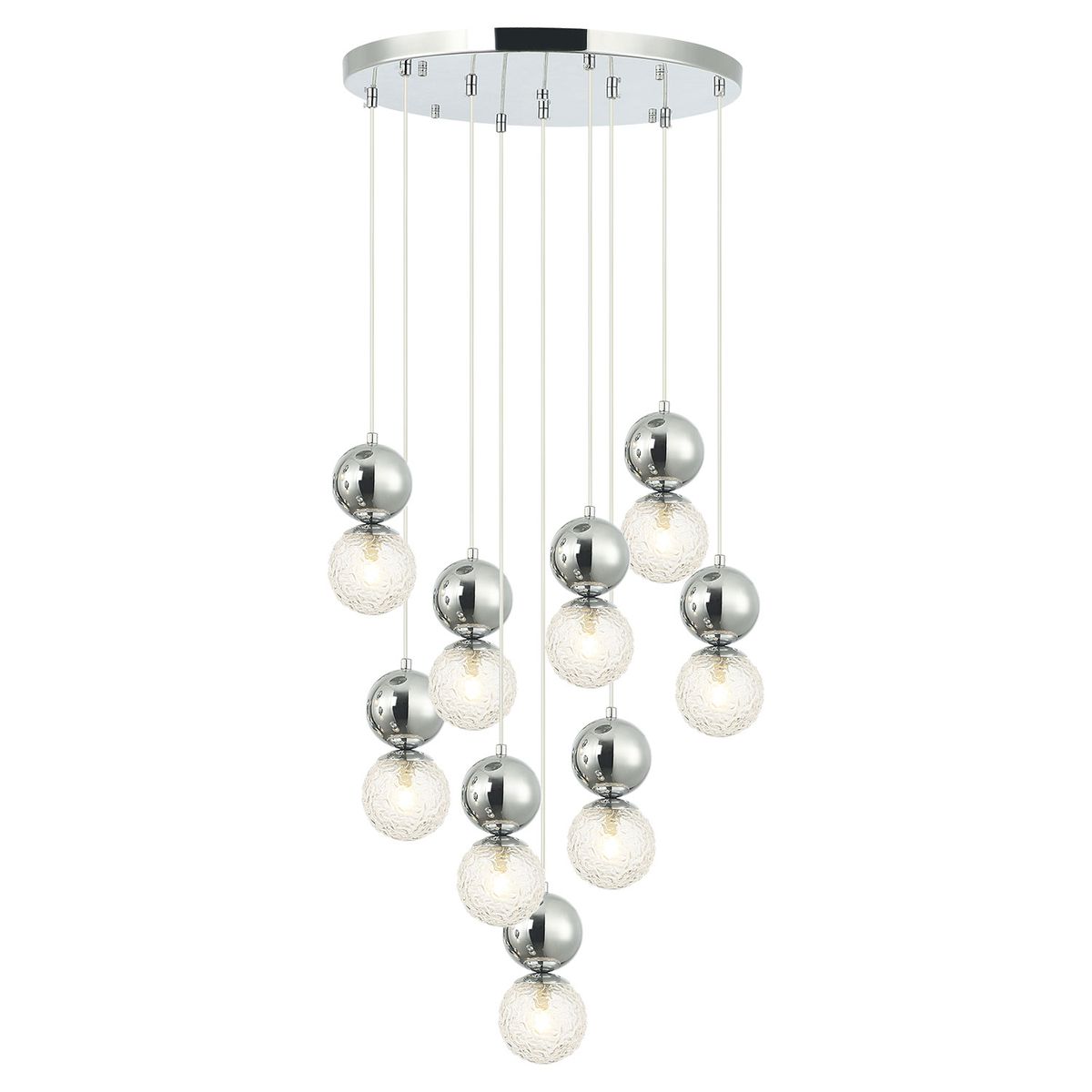 

Подвесная люстра Lussole Loft LSP-8505, Хром, LSP-8505