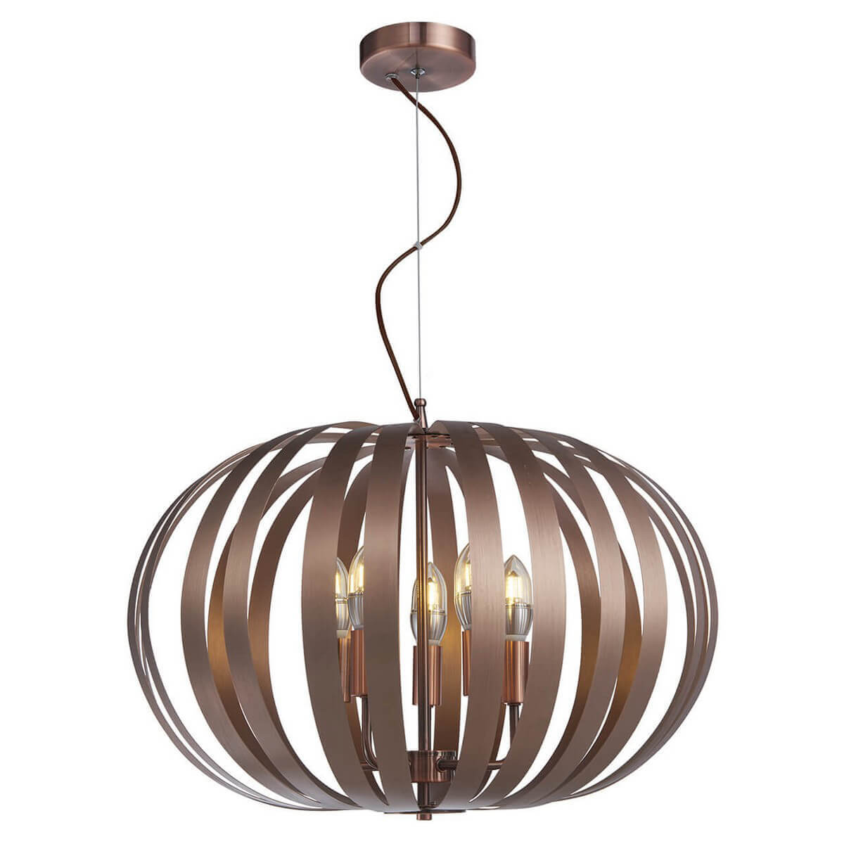 

Подвесная люстра Lussole Loft GRLSP-9876, Медь, GRLSP-9876