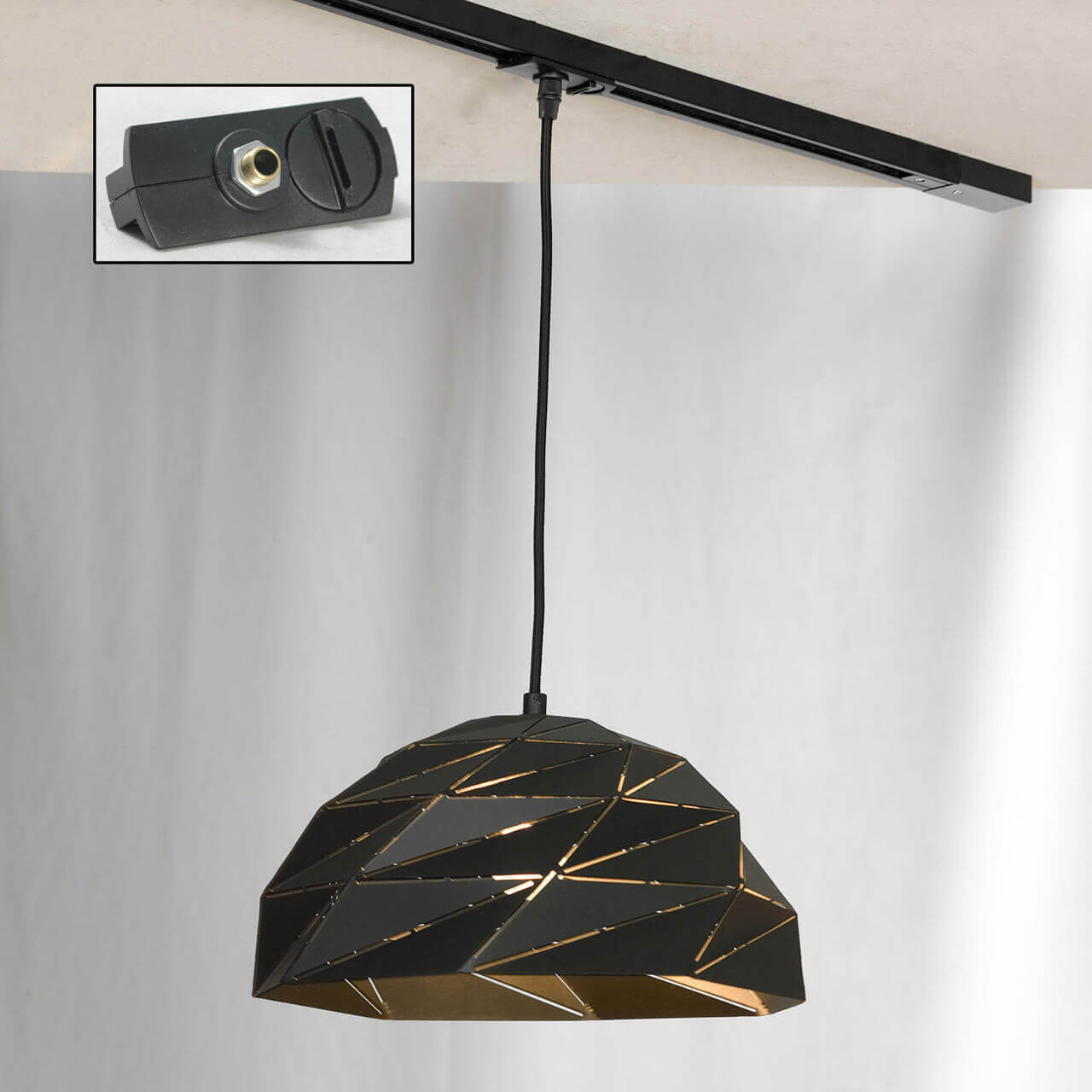 

Трековый светильник однофазный Lussole LOFT Track Lights LSP-9532-TAB