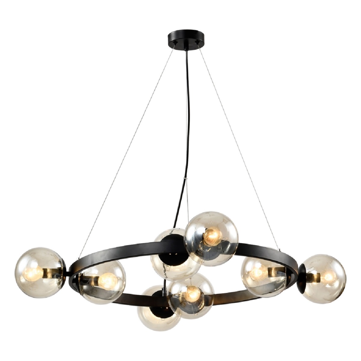 

Подвесная люстра Lussole Loft Fishers LSP-8797, Черный, LSP-8797 Fishers