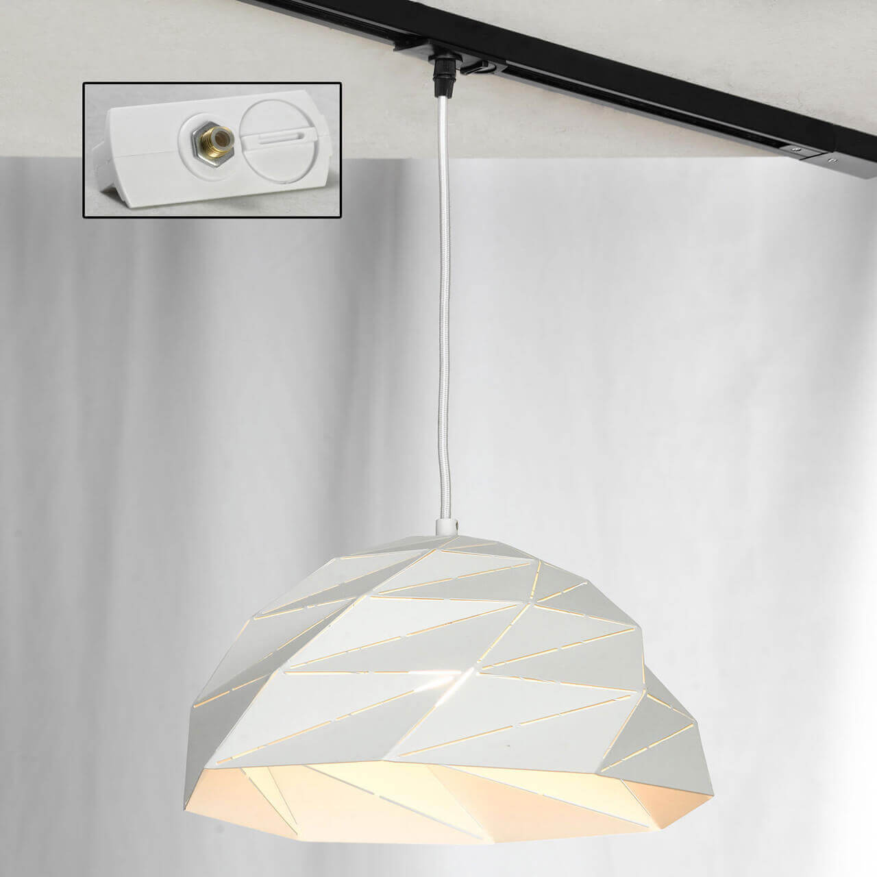 

Трековый светильник однофазный Lussole LOFT Track Lights LSP-9531-TAW