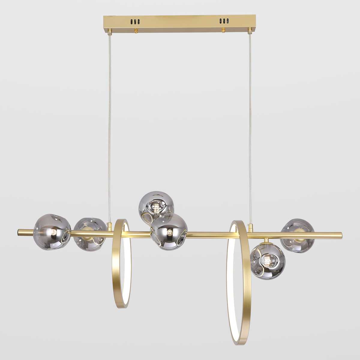 

Подвесная люстра Lussole Loft Beaumont LSP-7094, Матовое золото, LSP-7094 Beaumont