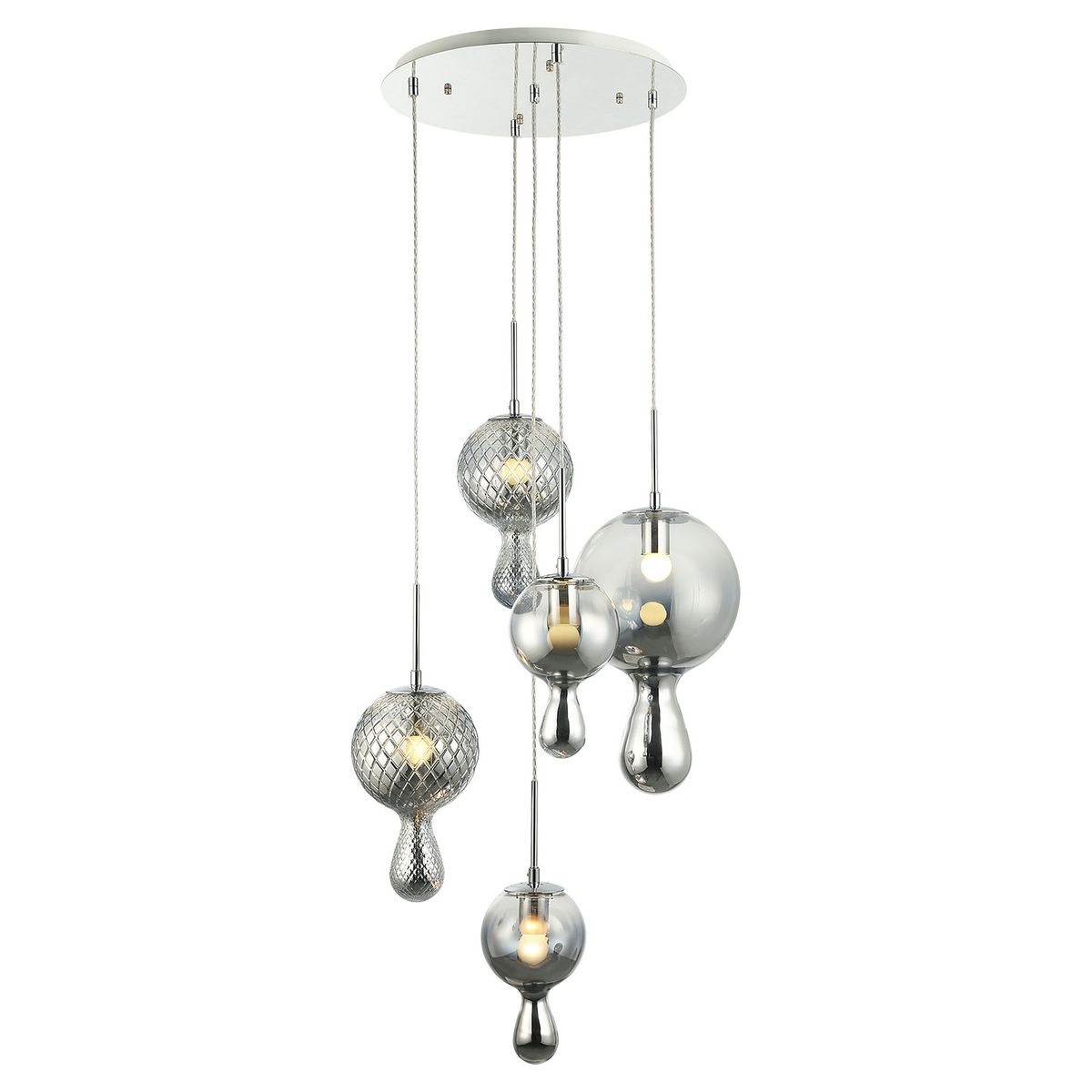 

Подвесная люстра Lussole Loft LSP-8496, Хром, LSP-8496