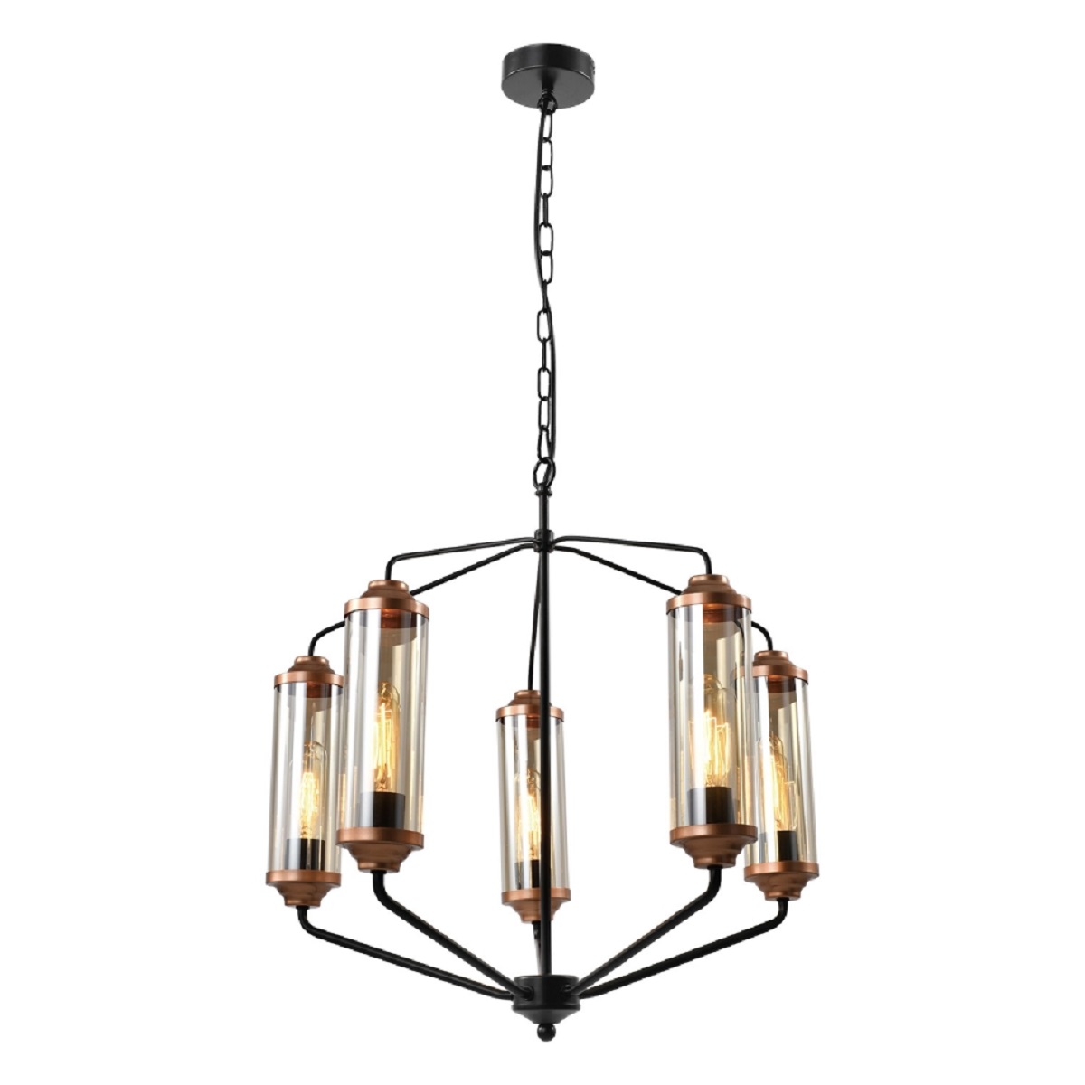 

Подвесная люстра Lussole Loft Fishers LSP-8800, Черный, LSP-8800 Fishers