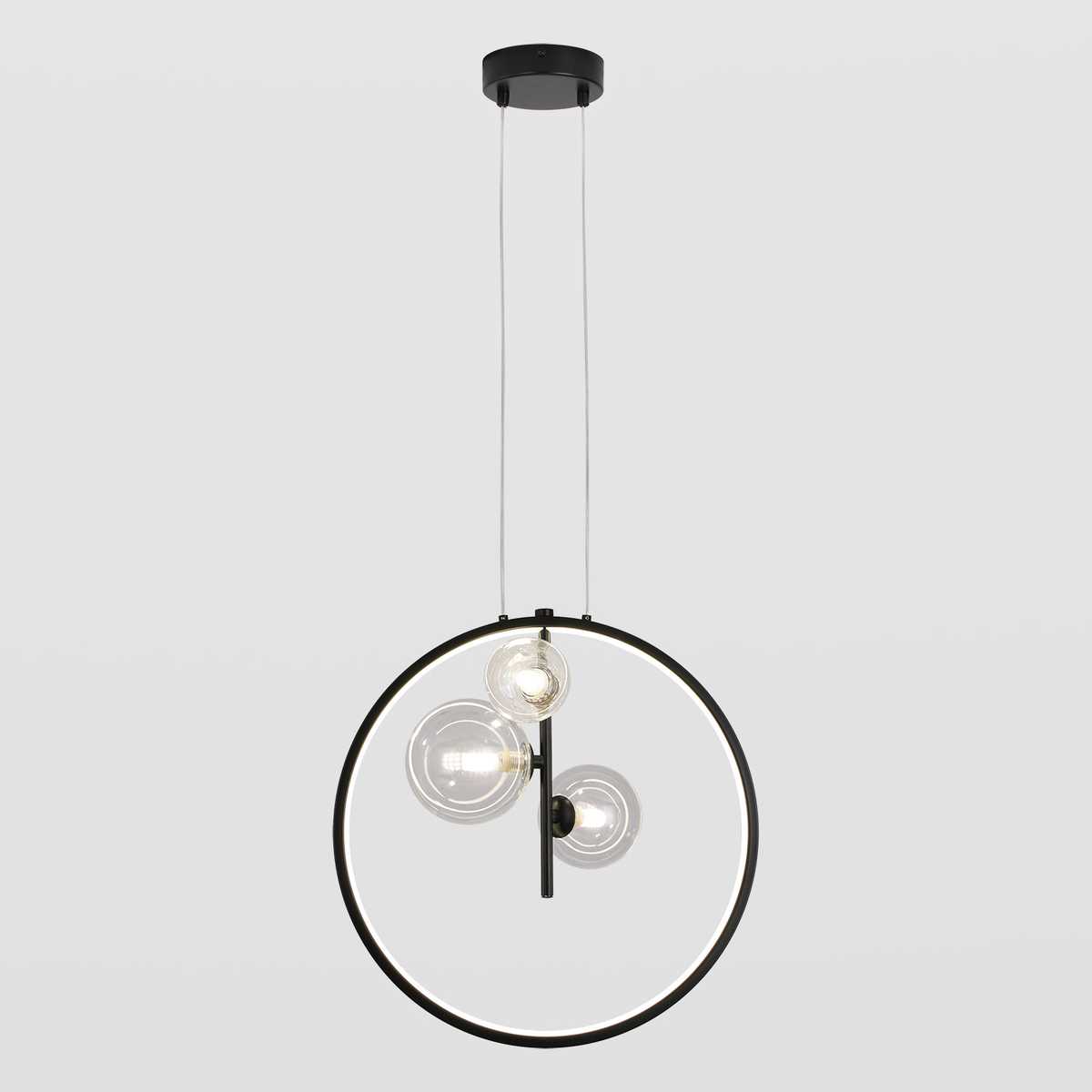 

Подвесная люстра Lussole Loft Lancaster LSP-7089, Черный, LSP-7089 Lancaster