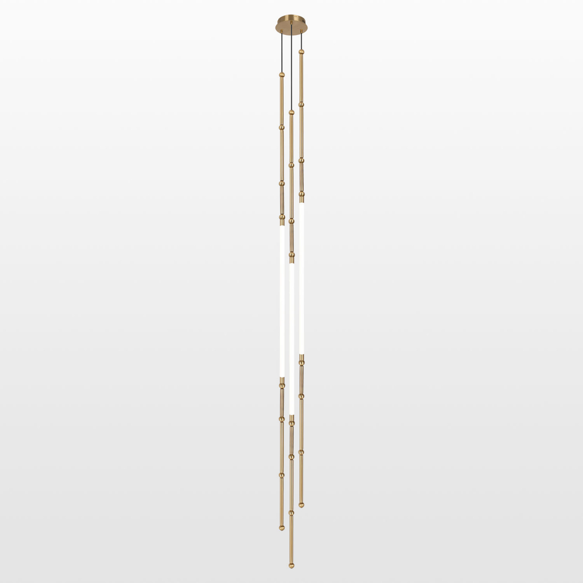 

Подвесной светодиодный светильник Lussole Loft BEND LSP-7072, Матовое золото, LSP-7072 BEND