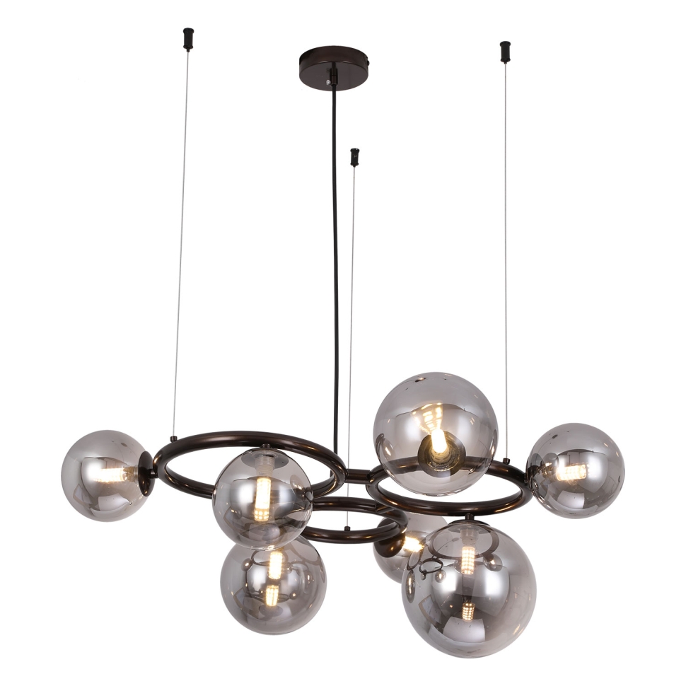 

Подвесная люстра Lussole Loft Downey LSP-8805, Коричневый, LSP-8805 Downey