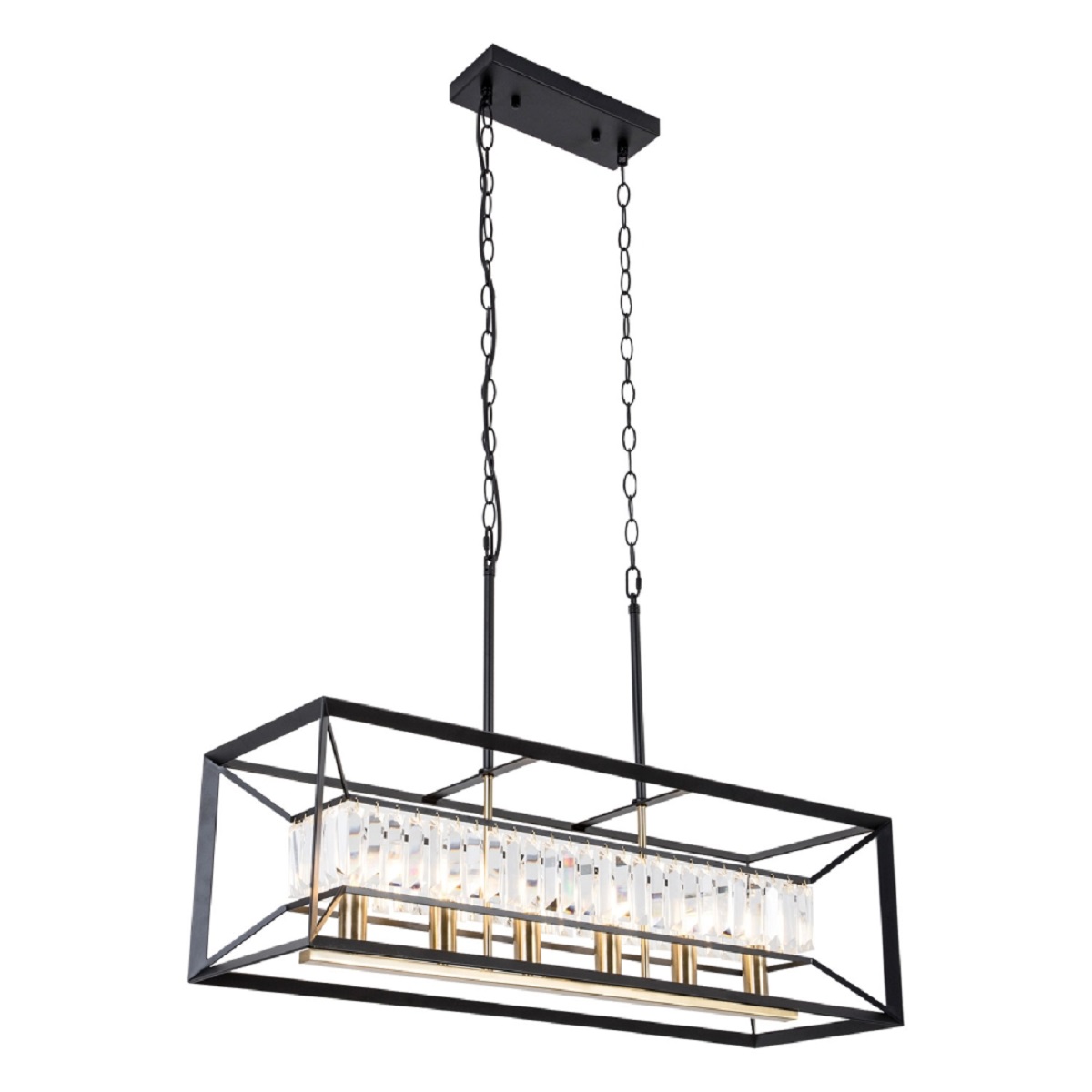 

Подвесная люстра Lussole Loft Carrollton LSP-8740, Черный, LSP-8740 Carrollton