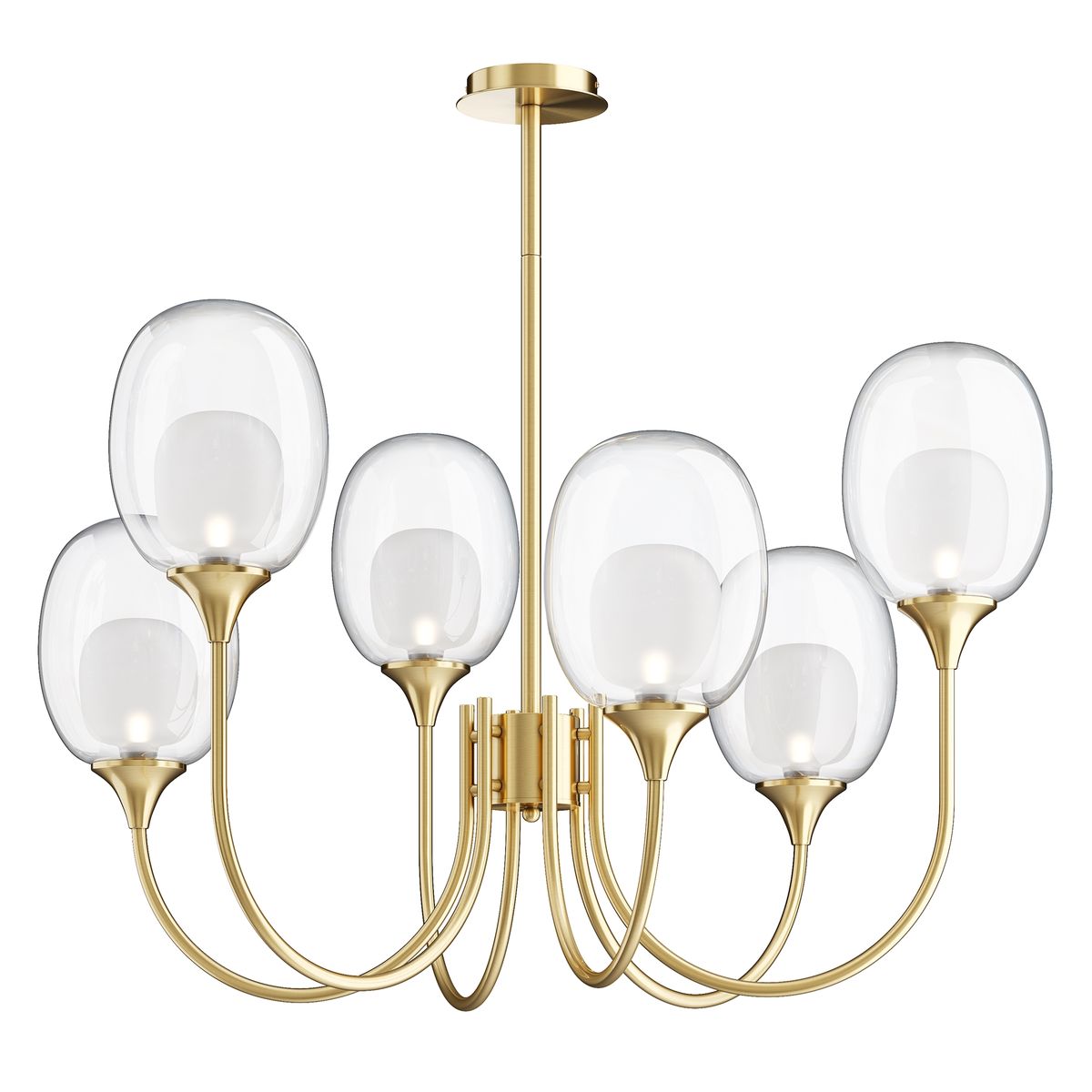 

Подвесная люстра Maytoni Aura MOD016PL-06BS, Латунь, MOD016PL-06BS Aura
