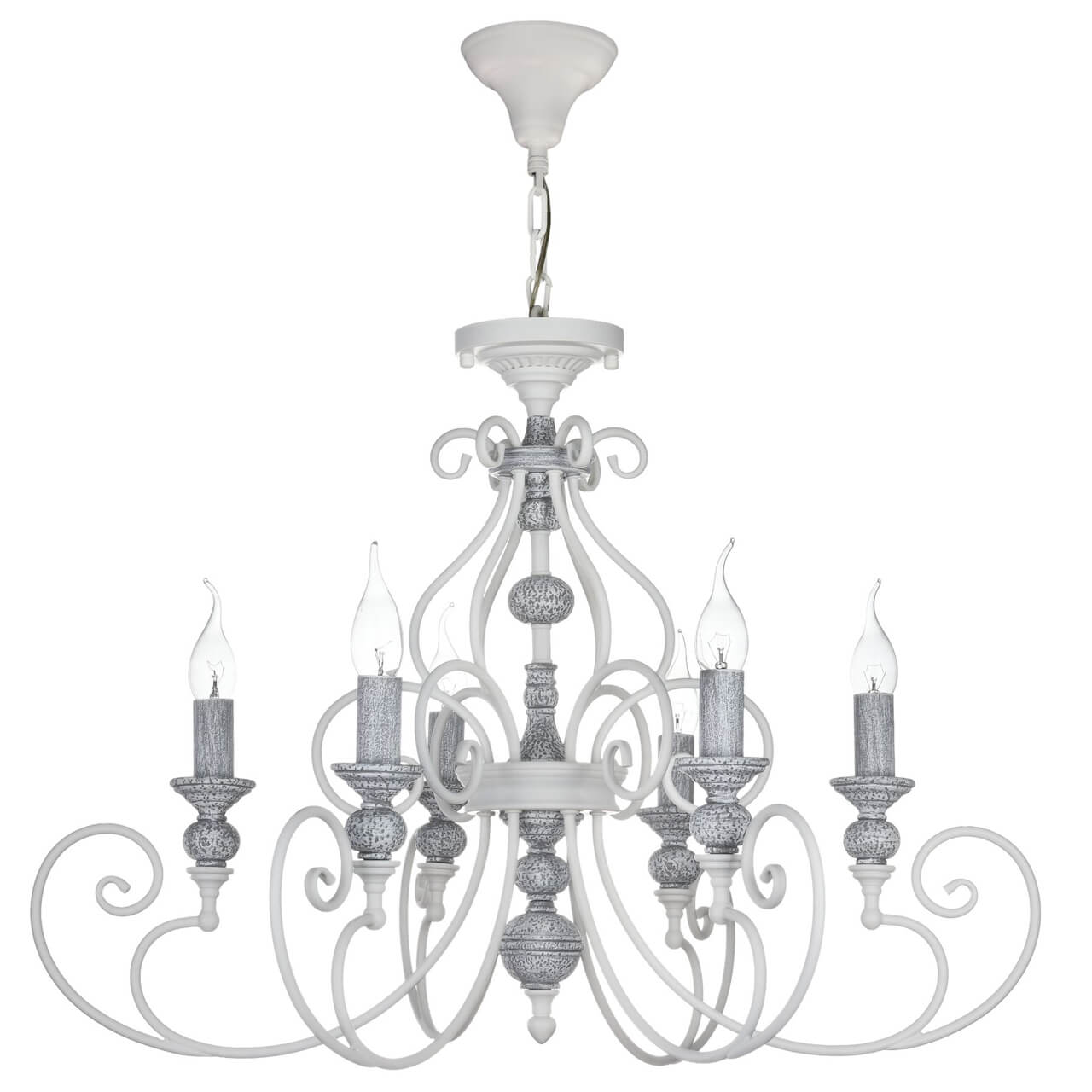 

Подвесная люстра Maytoni Karina ARM631-PL-06-W, Белый, ARM631-PL-06-W Karina White