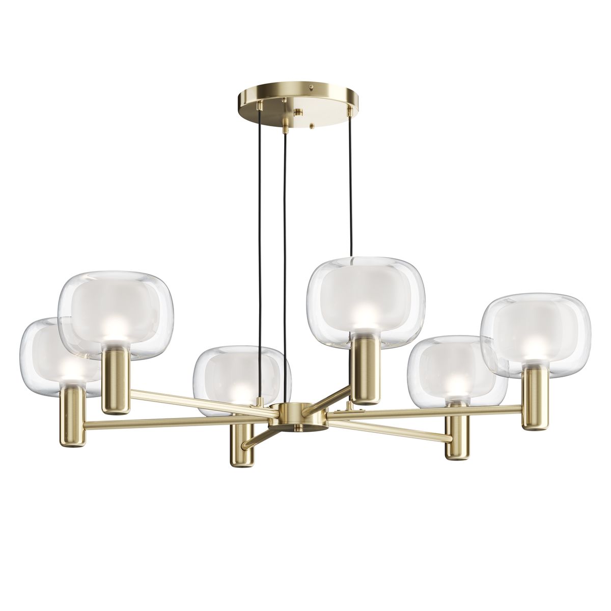 

Подвесная люстра Maytoni Vision MOD411PL-06G, Белый, MOD411PL-06G Vision