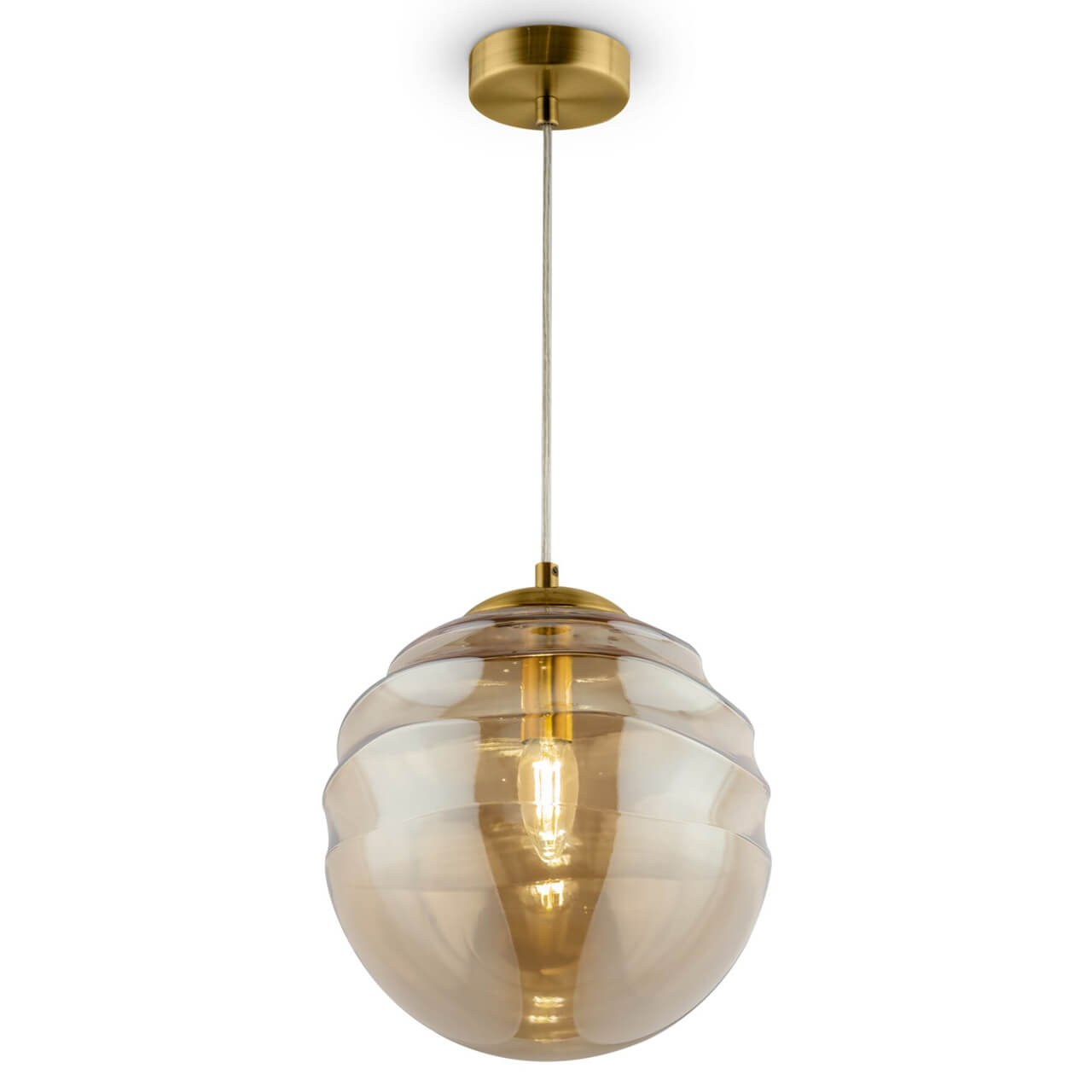 

Подвесной светильник Maytoni Vinare P074PL-01BS, Янтарный, P074PL-01BS Vinare