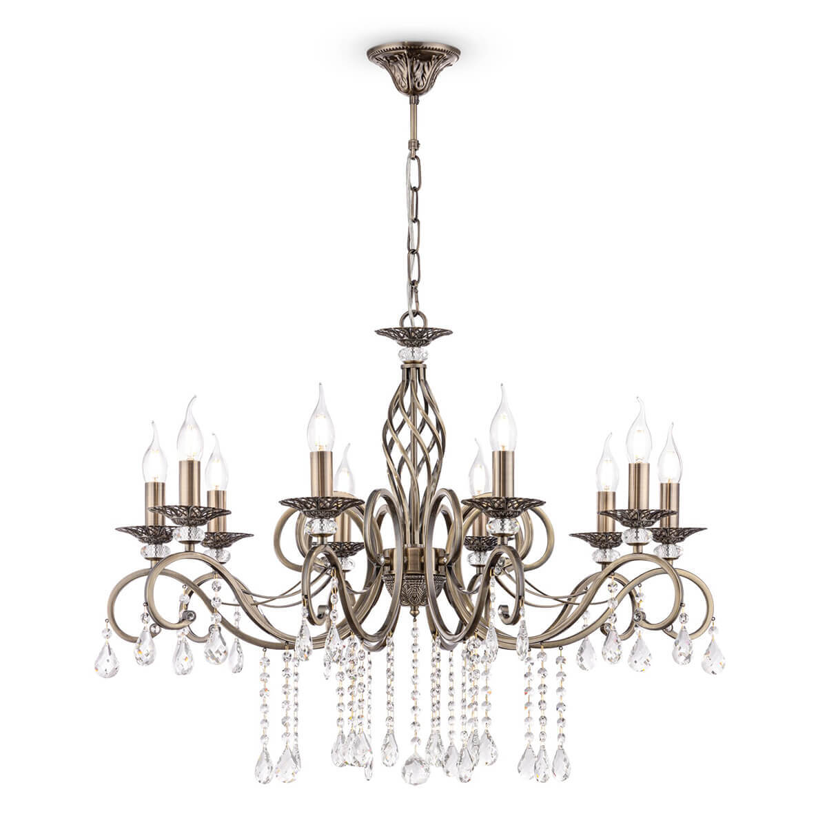 

Подвесная люстра Maytoni Grace RC247-PL-10-R, Бронза, RC247-PL-10-R Grace