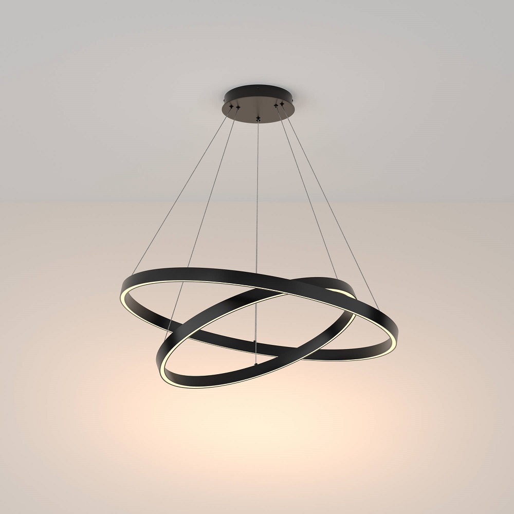 

Подвесной светильник Maytoni Rim MOD058PL-L74B3K, Черный, MOD058PL-L74B3K Modern