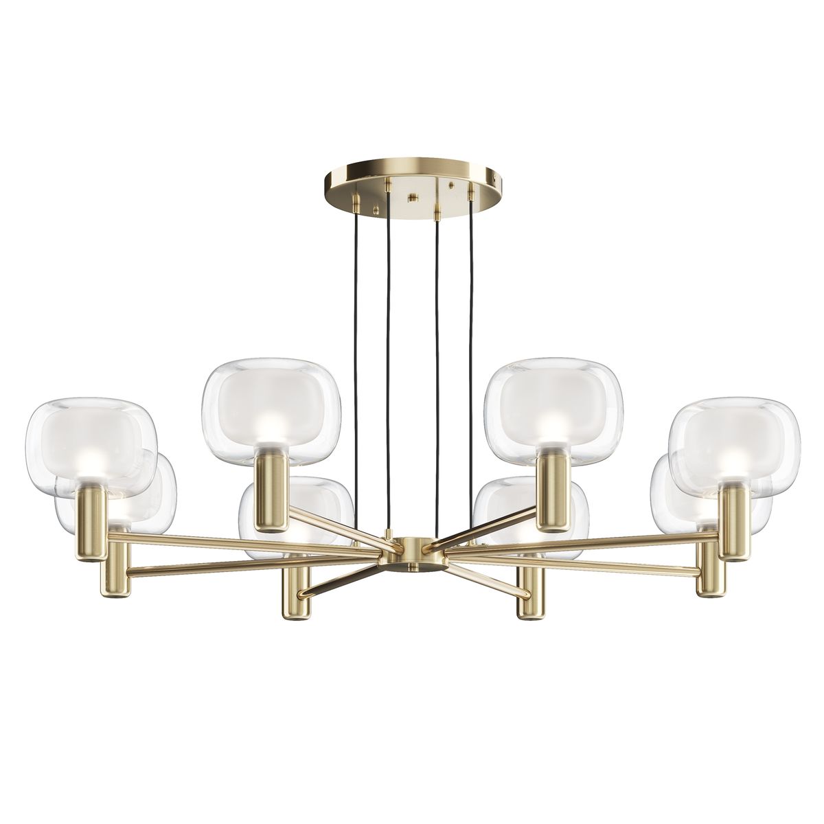 

Подвесная люстра Maytoni Vision MOD411PL-08G, Белый, MOD411PL-08G Vision