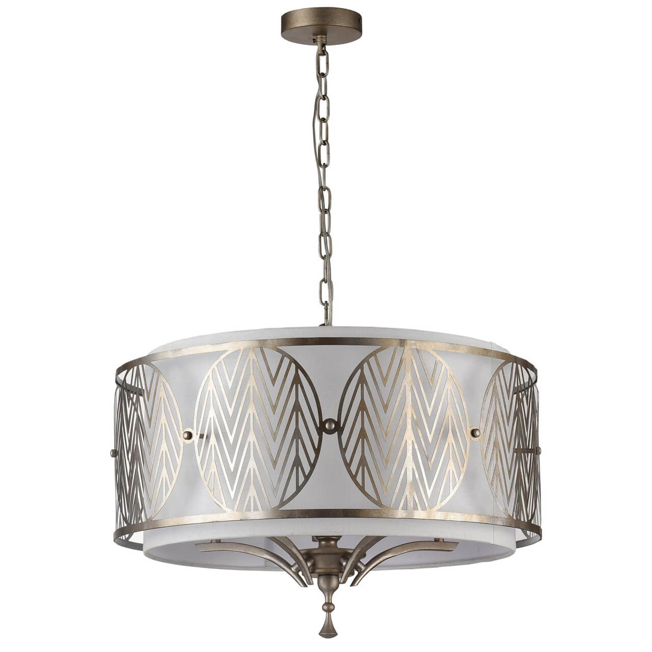

Подвесная люстра Maytoni Rive Leaf H425-PL-05-G, Белый, H425-PL-05-G Leaf