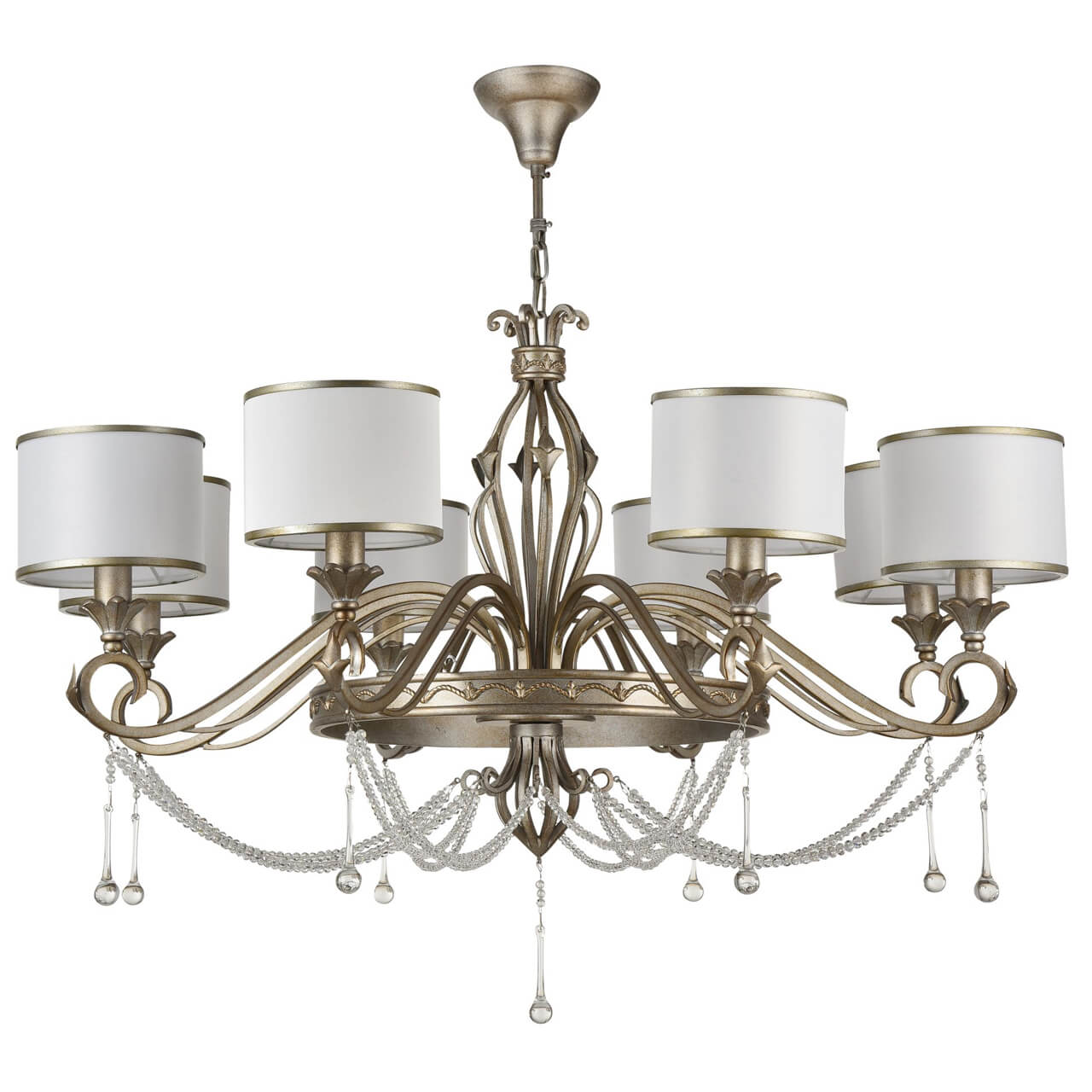 

Подвесная люстра Maytoni Fiore H235-08-G, Белый, H235-08-G Fiore