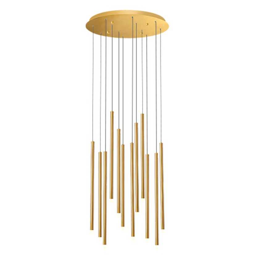 

Подвесная светодиодная люстра Milosh Tendence Medelina 0853CL-26GD, Золотой, 0853CL-26GD Medelina