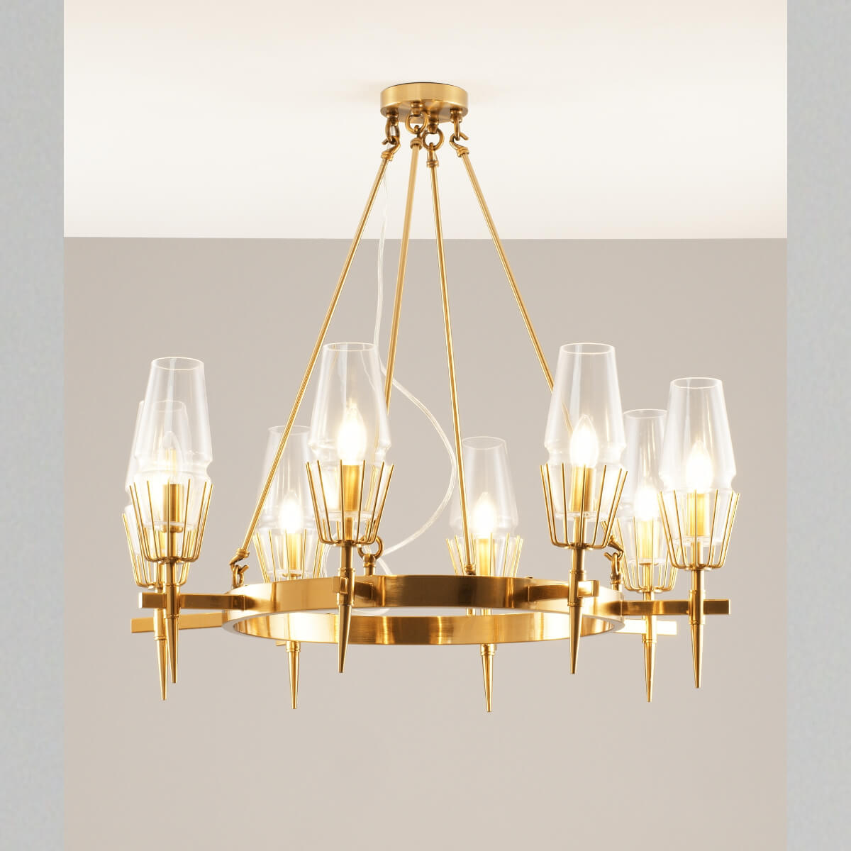 

Подвесная люстра Moderli Stella V10360-8P, Латунь, V10360-8P Stella