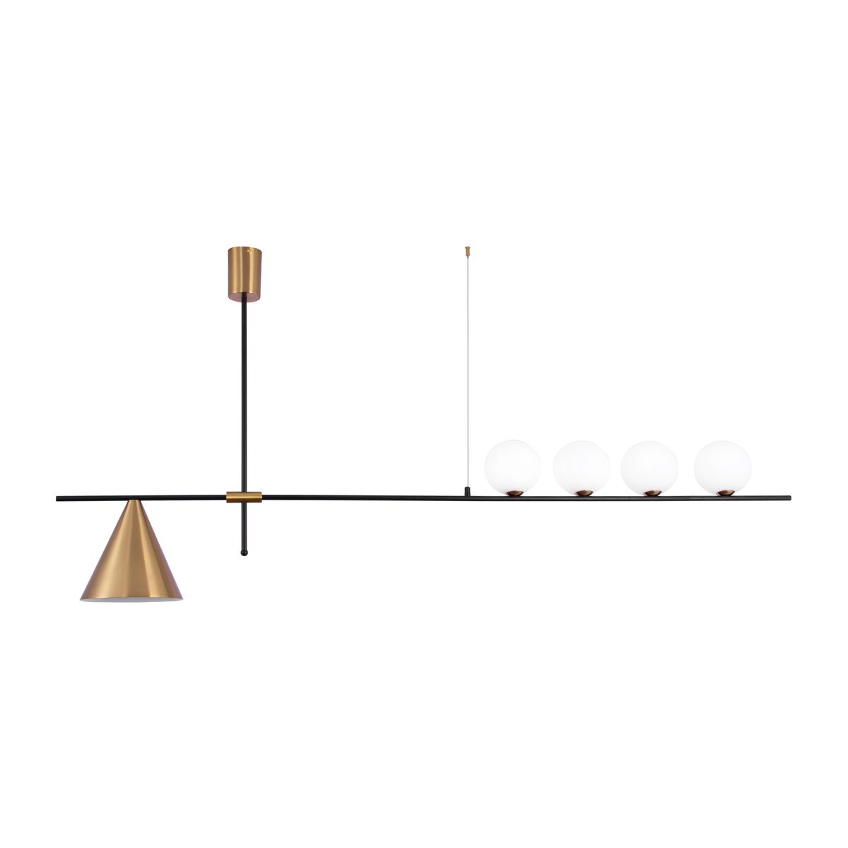 

Подвесная люстра Moderli Holly V4000-5P, Черный, V4000-5P Holly