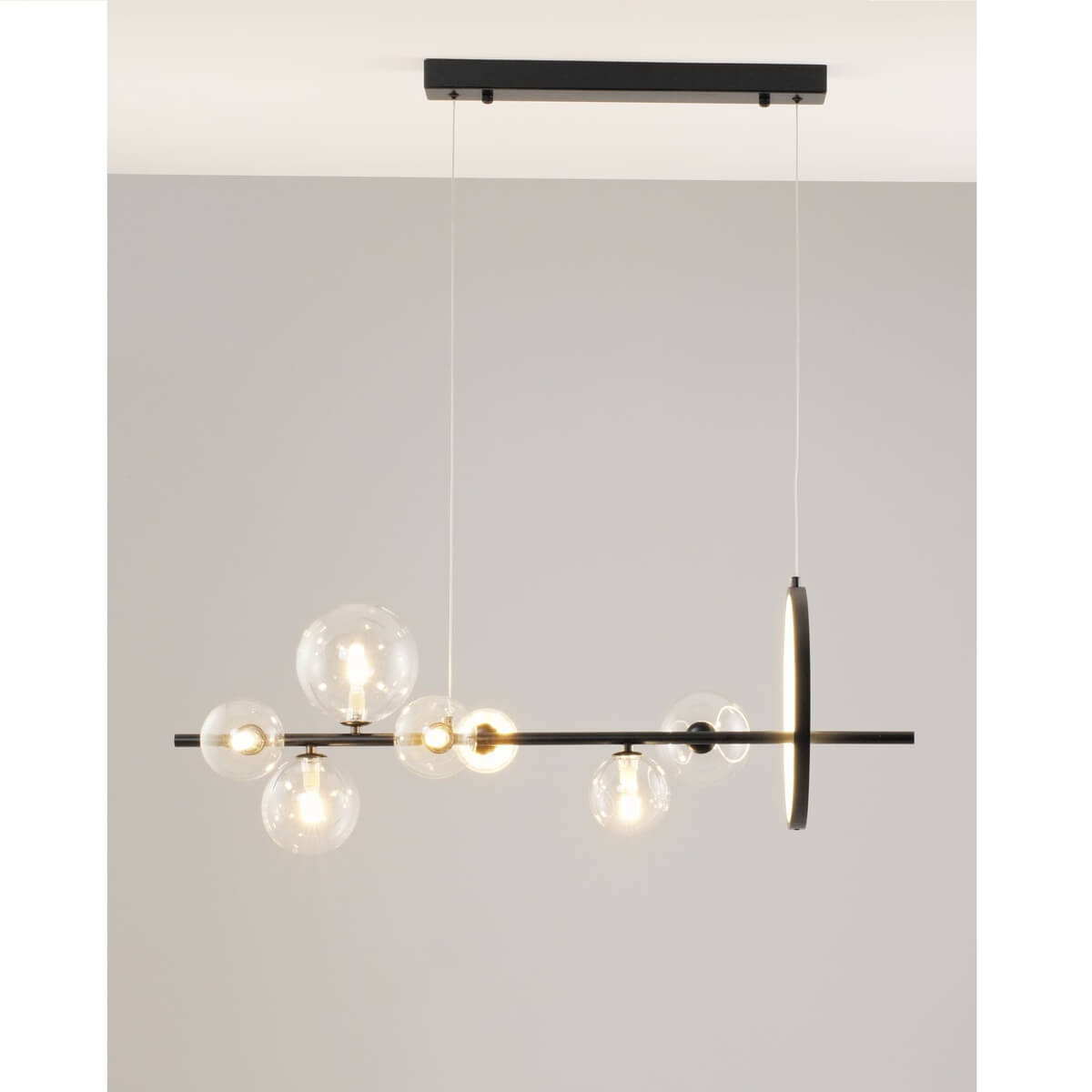 

Подвесная люстра Moderli Dakisa V10301-7P, Черный, V10301-7P Dakisa