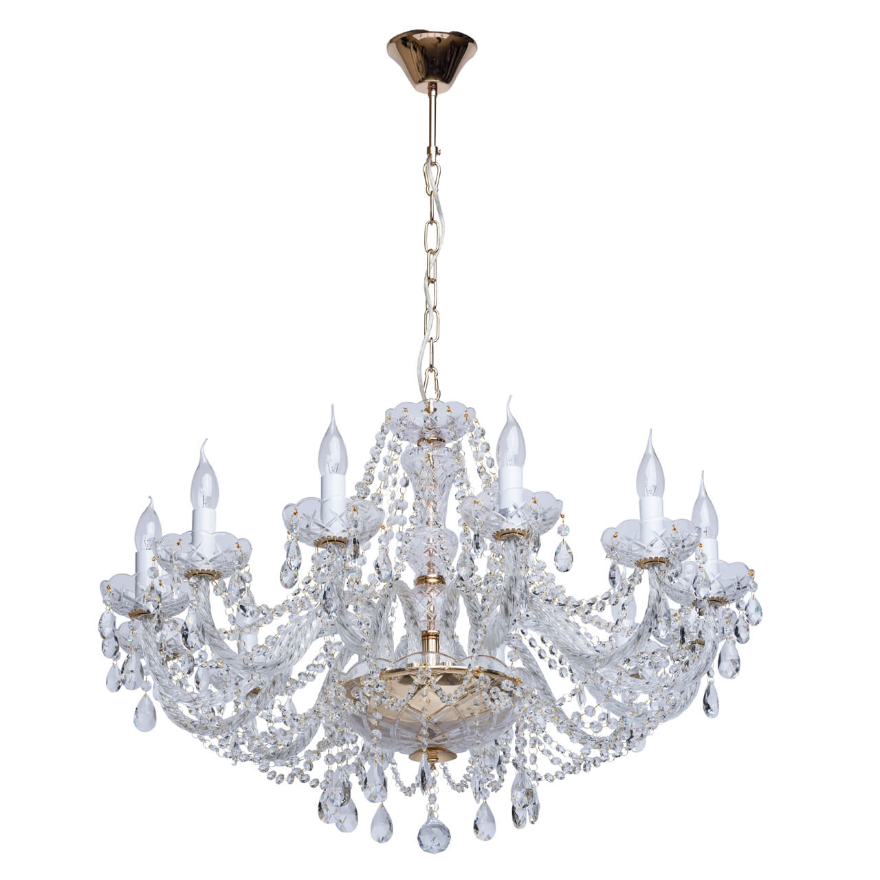 

Подвесная люстра MW-Light Каролина 6 367012812, Золотой, 367012812 Каролина