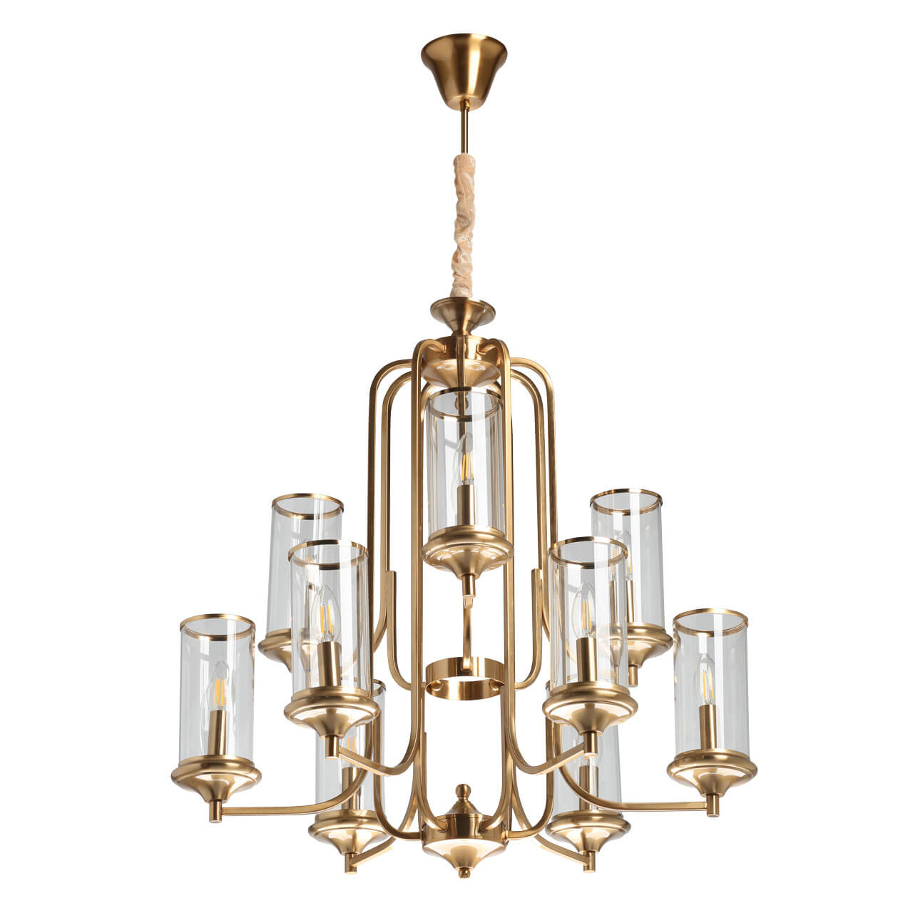 

Подвесная люстра MW-Light Аманда 18 481015509, Бронза, 481015509 Аманда 18
