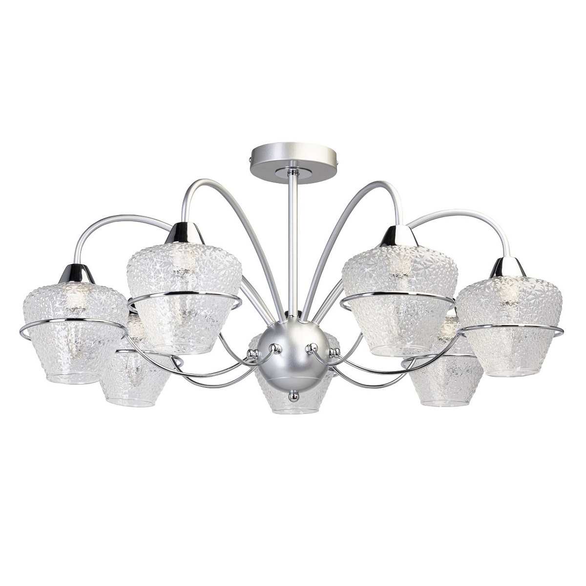 

Потолочная люстра MW-Light Блеск 18 315015407, Серебро, 315015407 Блеск 18