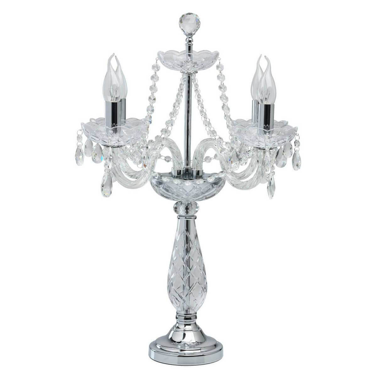 

Настольная лампа MW-Light, Хром, 367036304 Каролина 15