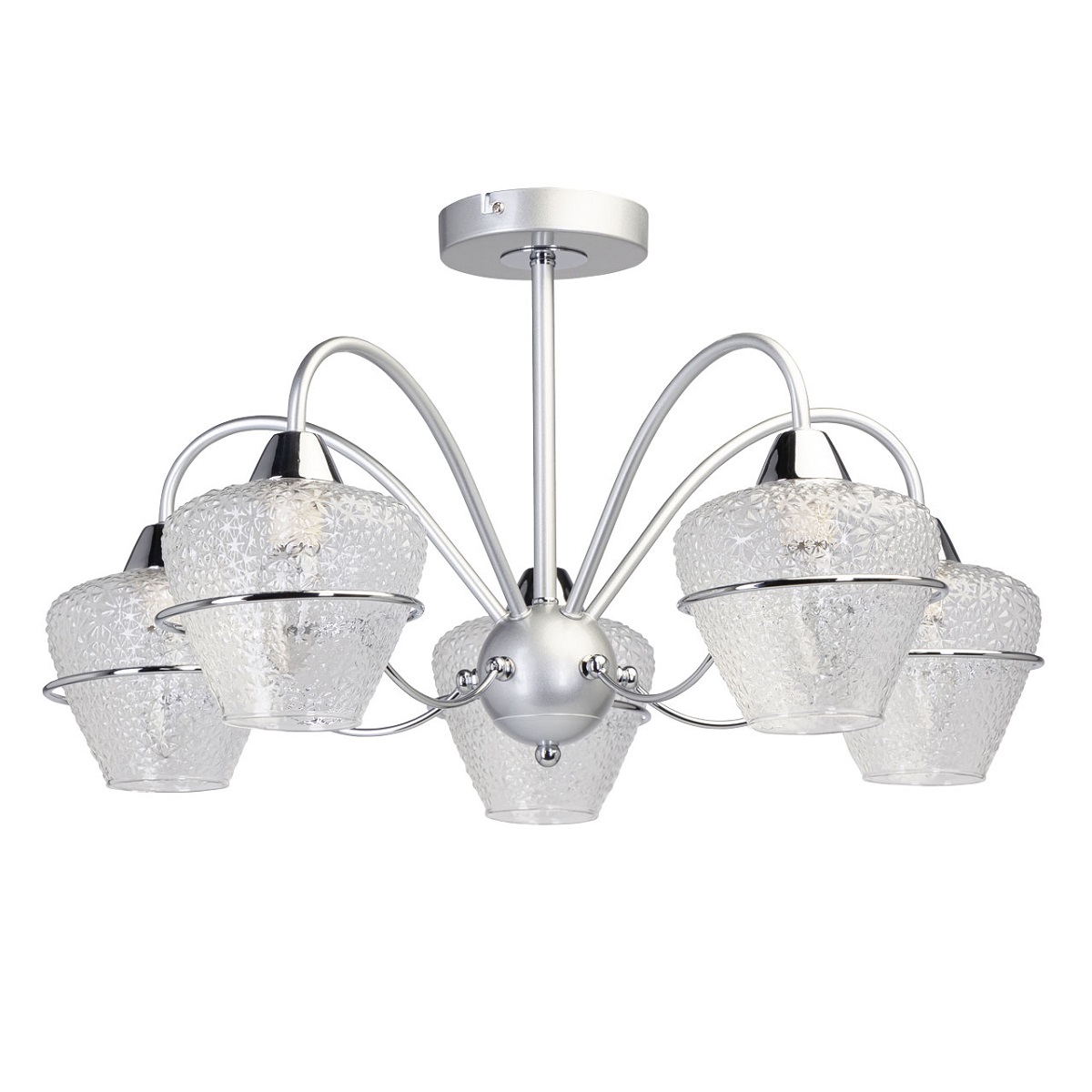 

Потолочная люстра MW-Light Блеск 18 315015305, Серебро, 315015305 Блеск 18