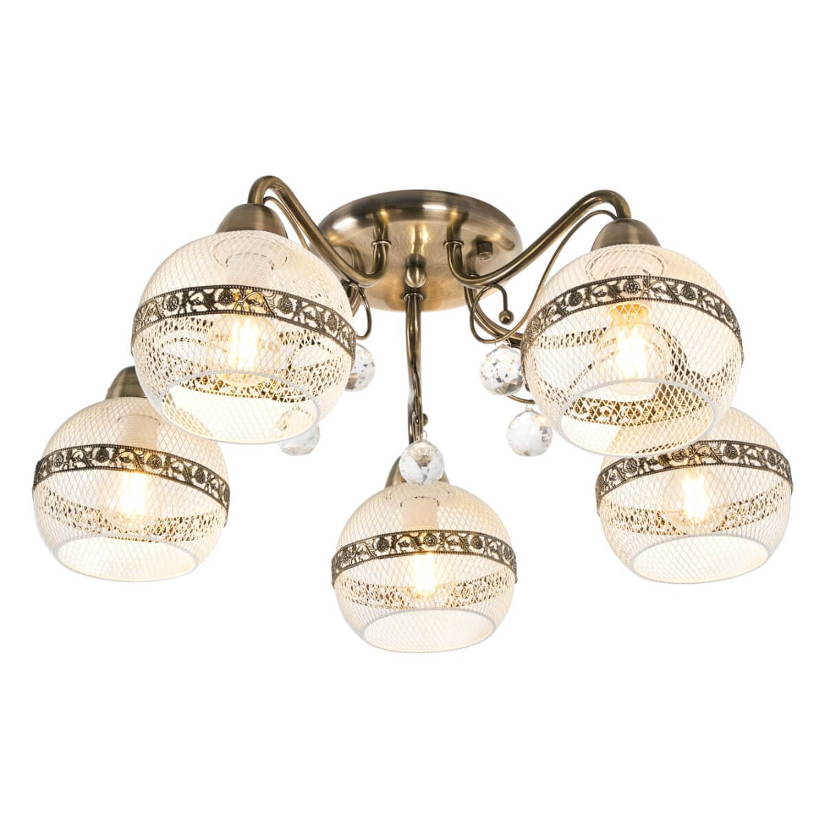 

Потолочная люстра MyFar Frank MR1651-5C, Бронза, MR1651-5C Frank