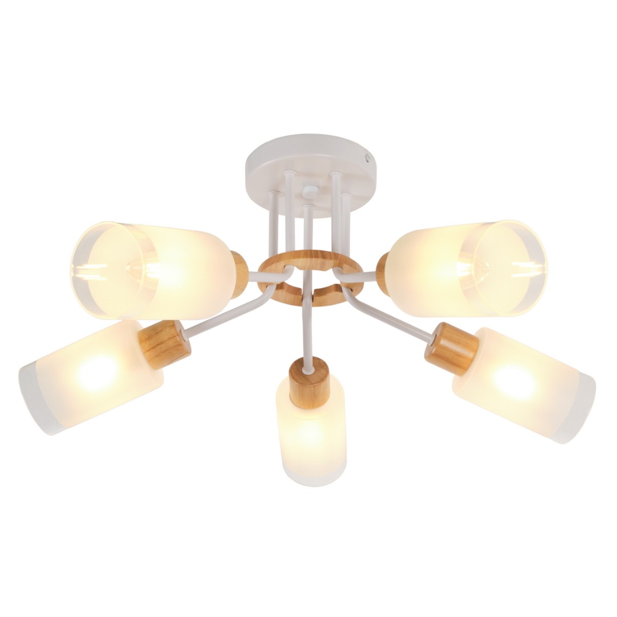 

Потолочная люстра MyFar Linda MR1860-5C, Белый, MR1860-5C Linda