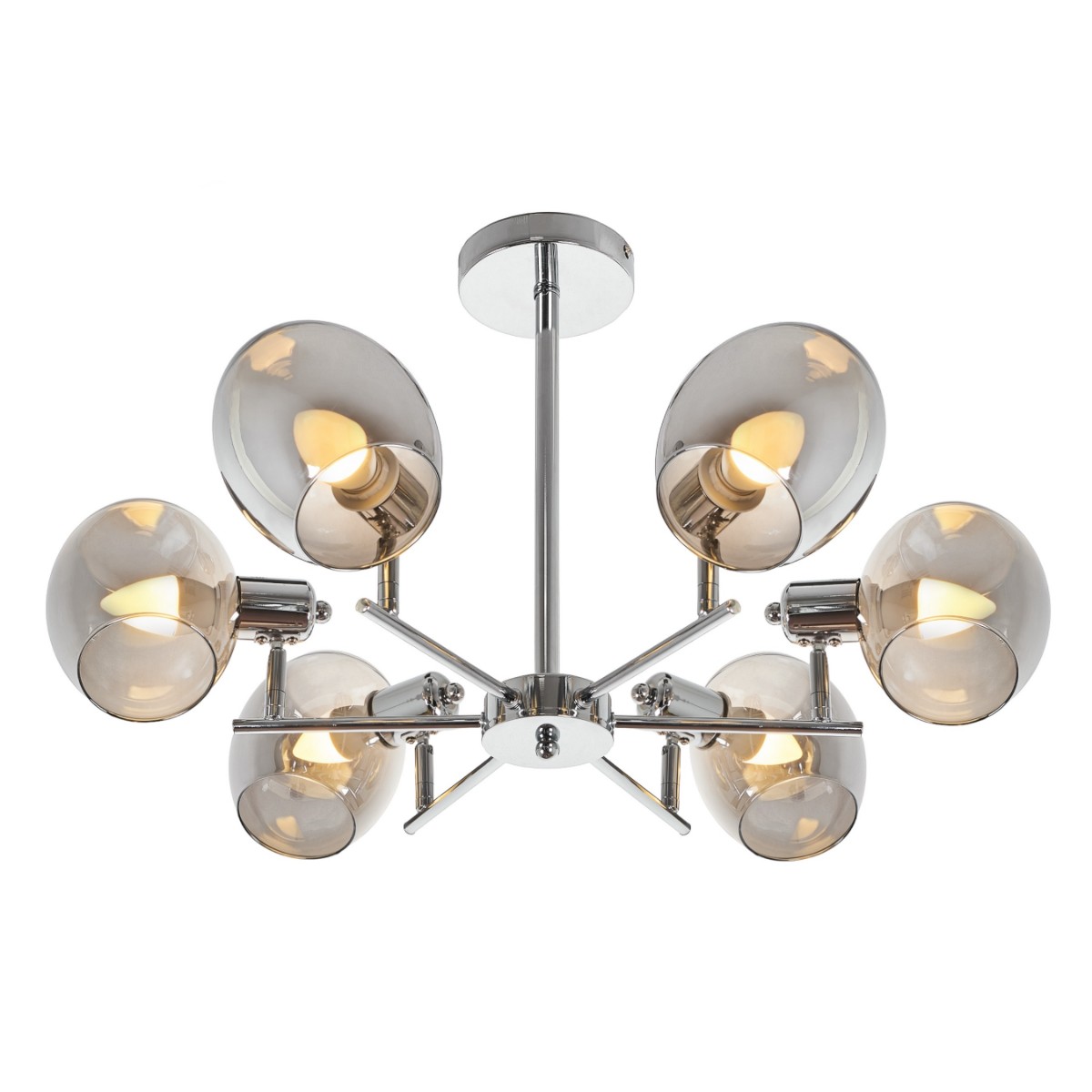 

Потолочная люстра MyFar Diana MR1641-6C, Хром, MR1641-6C Diana