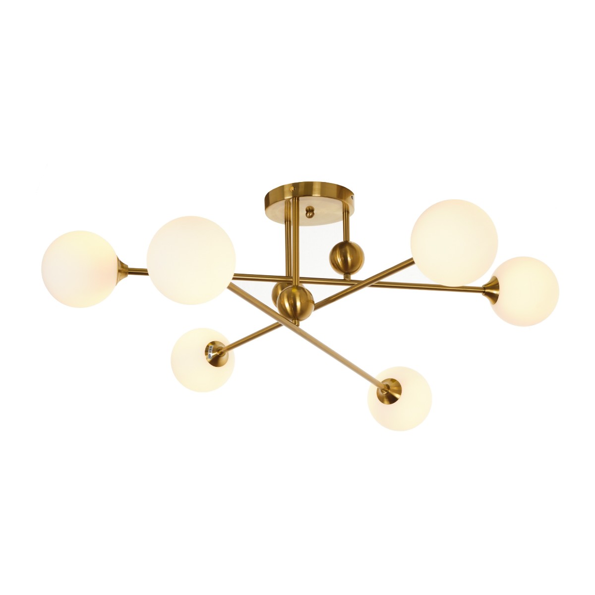 

Потолочная люстра MyFar Stacy MR1010-6C, Золотой, MR1010-6C Stacy