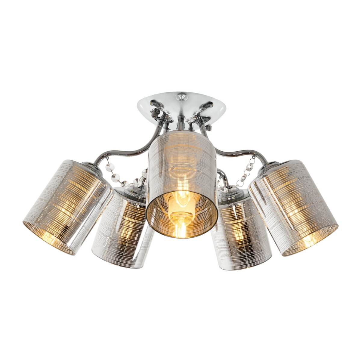 

Потолочная люстра MyFar Patrick MR1601-5C, Хром, MR1601-5C Patrick