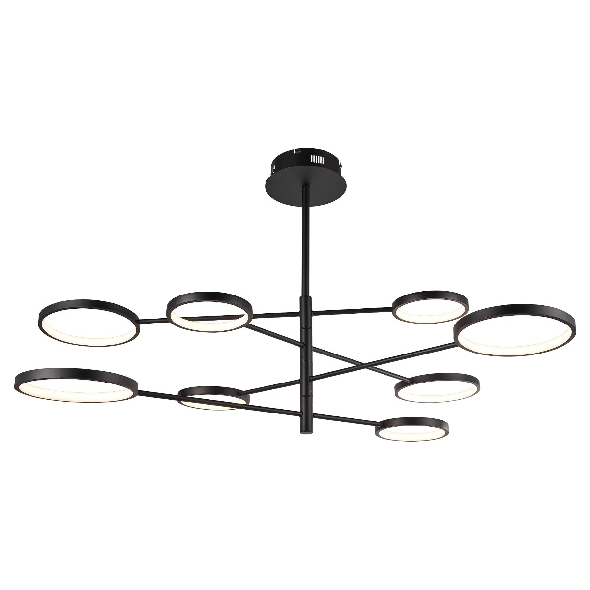 

Потолочная светодиодная люстра MyFar Eva MR1220-8CL, Черный, MR1220-8CL Eva