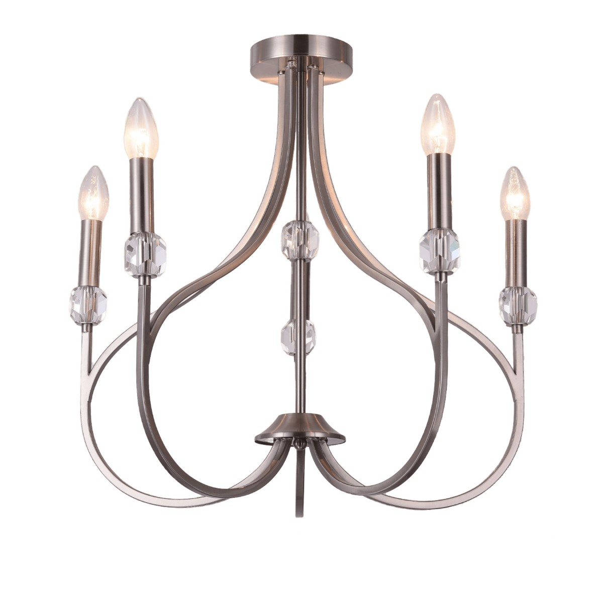 

Потолочная люстра MyFar Lena MR1891-5C, Хром, MR1891-5C Lena