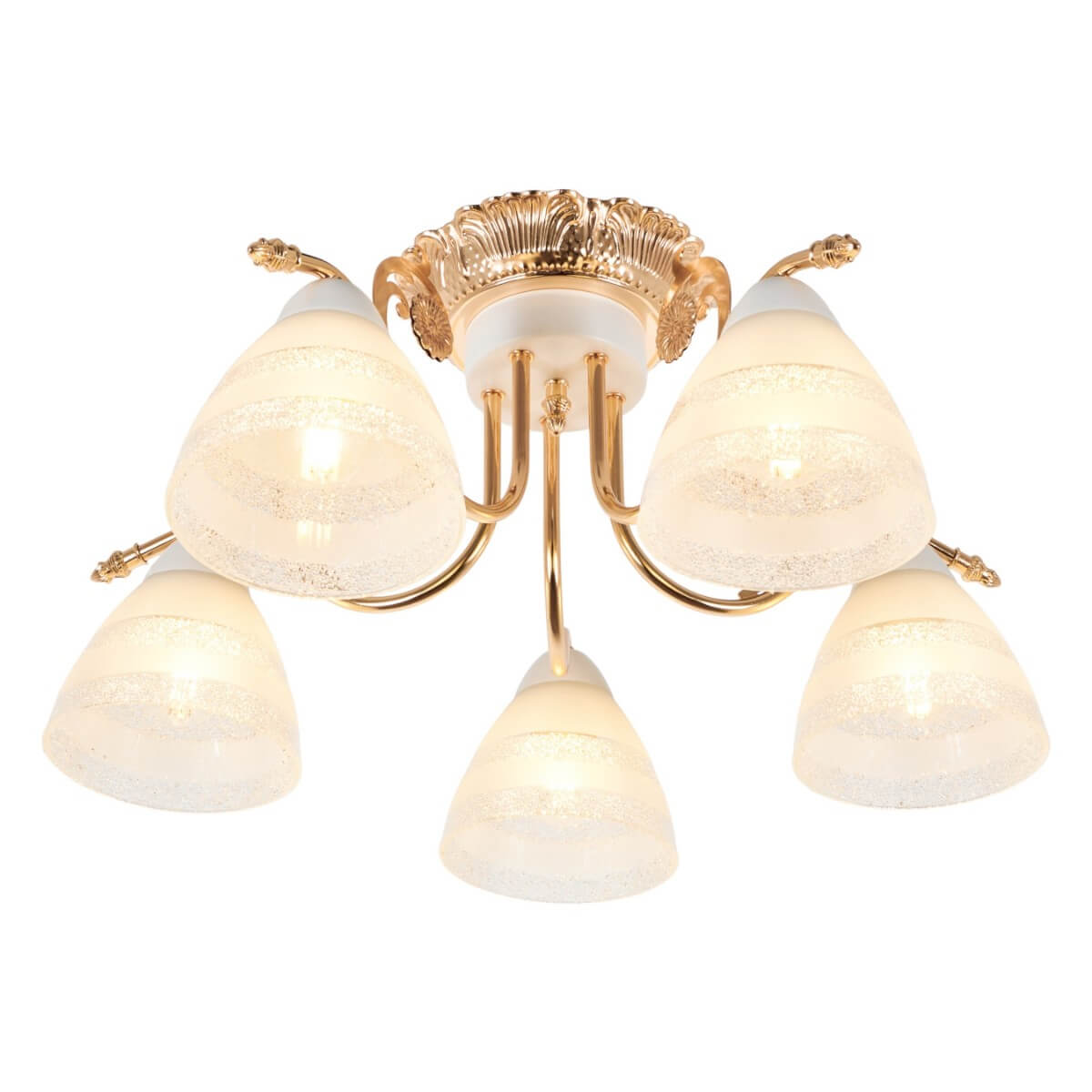 

Потолочная люстра MyFar Nile MR1681-5C, Золотой, MR1681-5C Nile