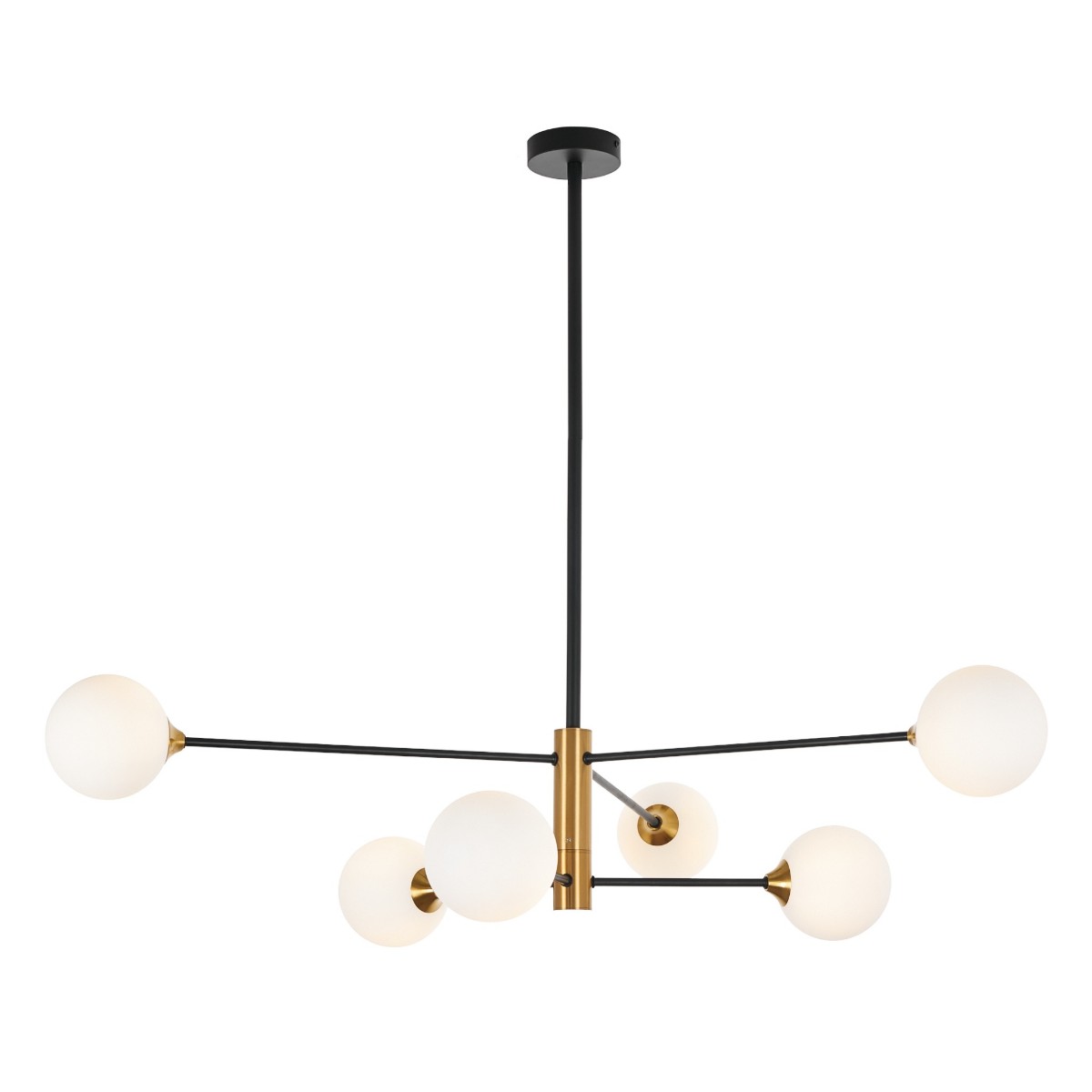 

Потолочная люстра MyFar Fredy MR1100-6C, Золотой, MR1100-6C Fredy