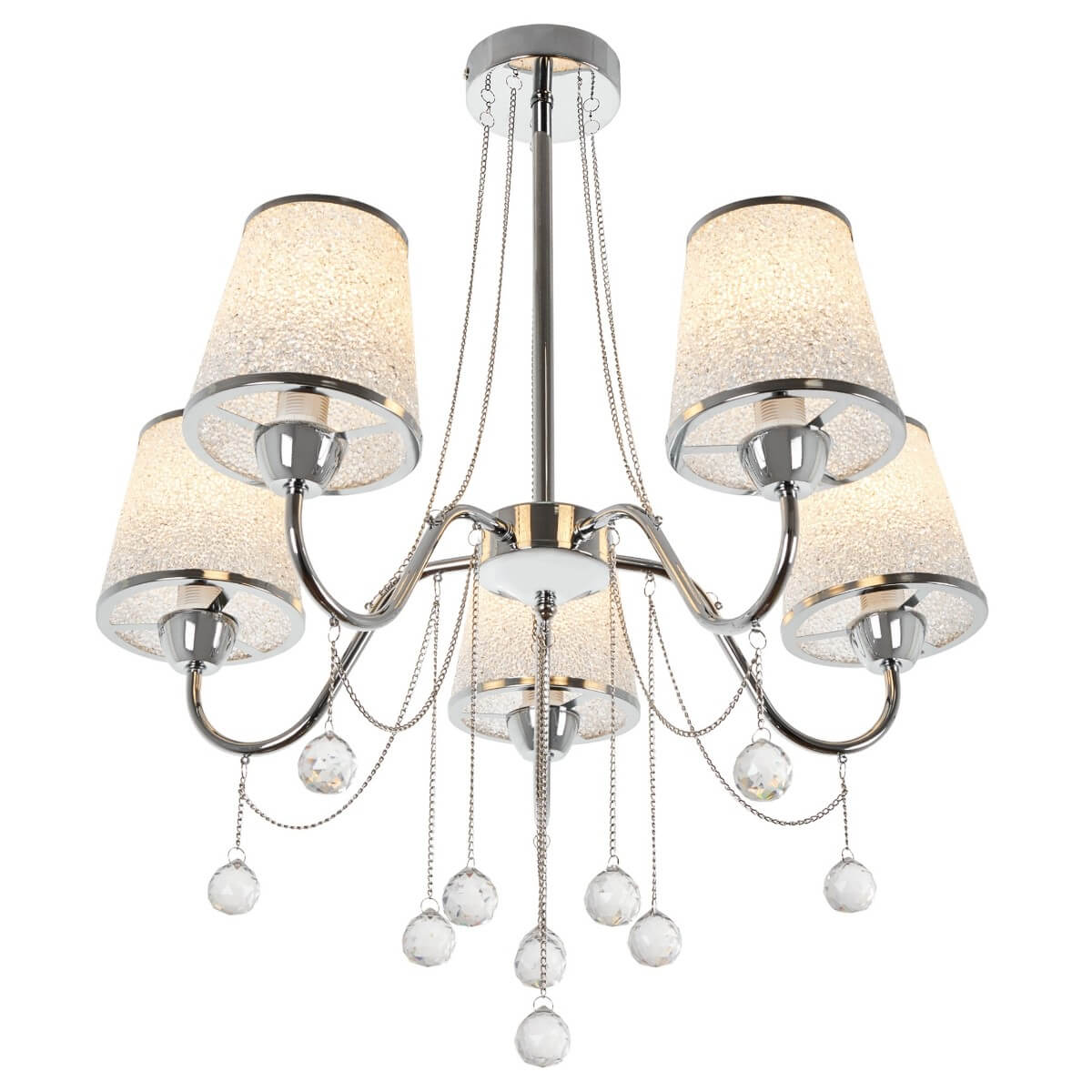 

Потолочная люстра MyFar Kant MR1541-5P, Хром, MR1541-5P Kant