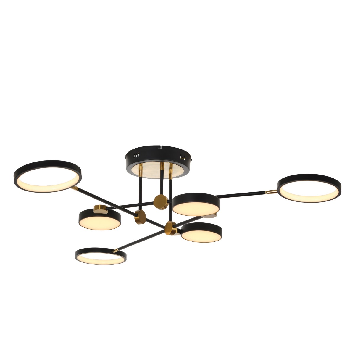 

Потолочная светодиодная люстра MyFar Mandy MR1230-6CL, Черный, MR1230-6CL Mandy