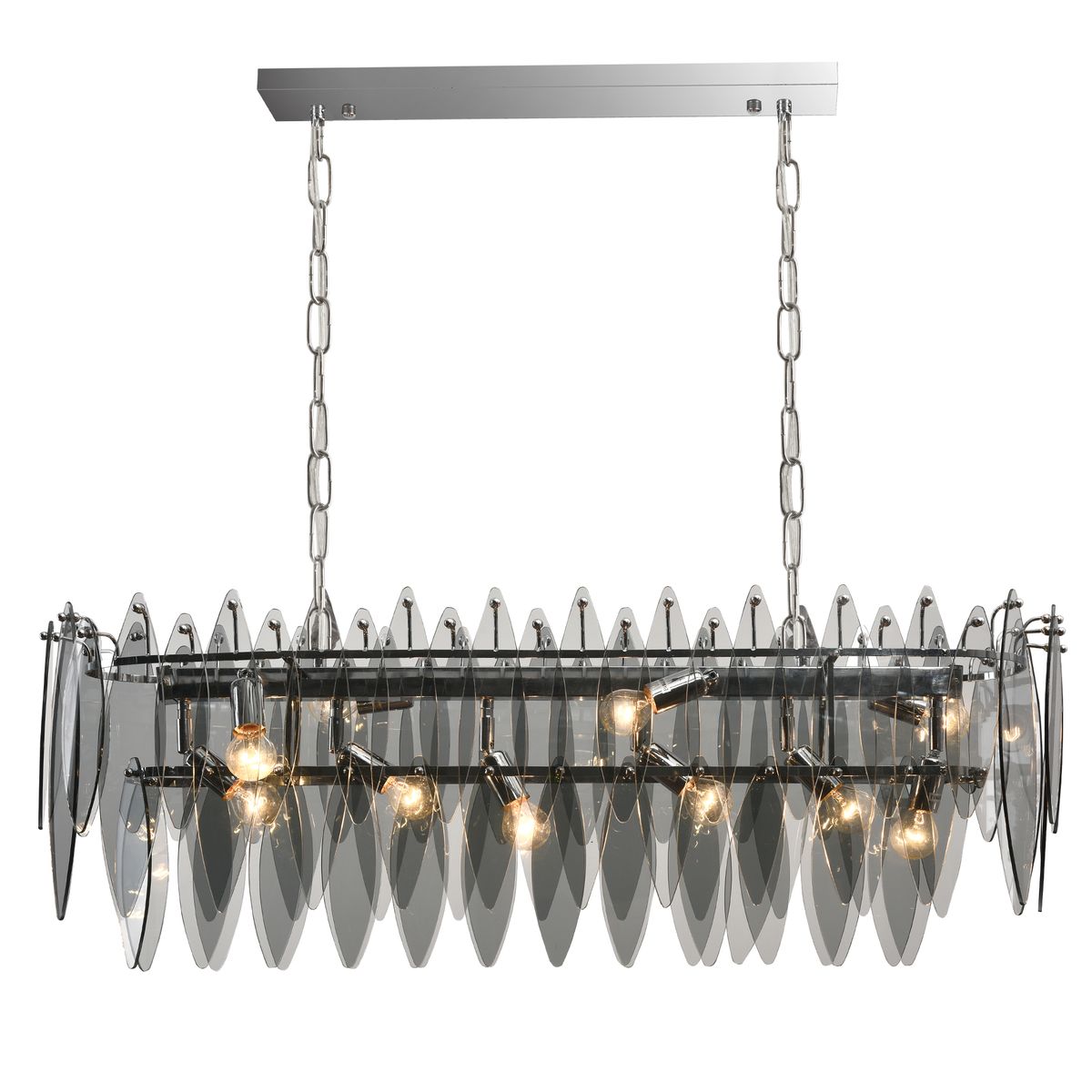 

Подвесная люстра Natali Kovaltseva Triada II 91003/6C Chrome, Дымчатый, Triada II 91003/6C Chrome Triada II