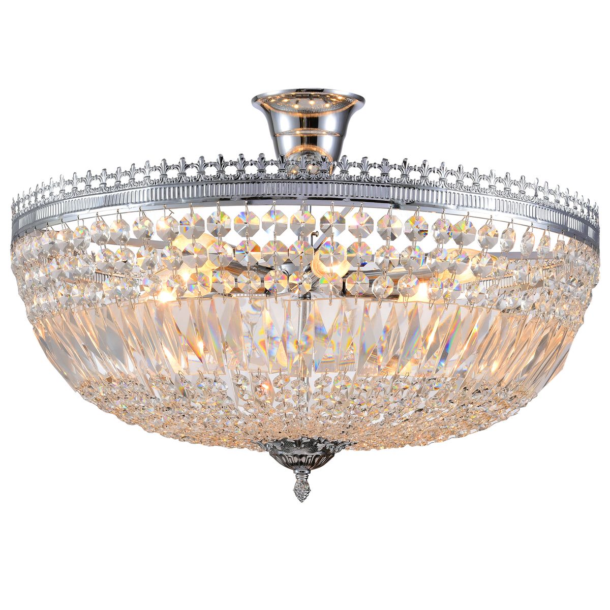 

Потолочный светильник Natali Kovaltseva Rococo 81406/8C Chrome, Хром, Rococo 81406/8C Chrome Rococo