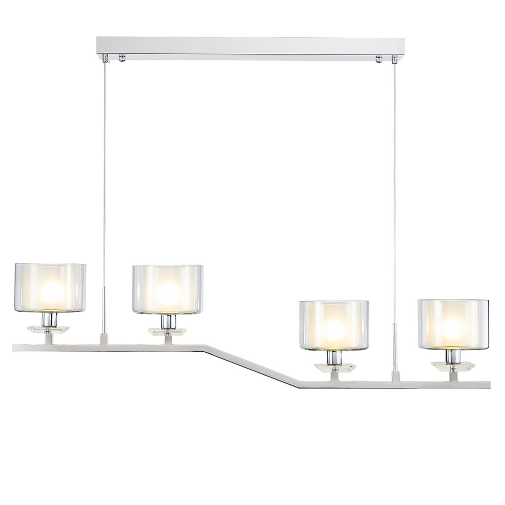 

Подвесная люстра Newport 4400 4404/S chrome М0067143, Матовый, 4404/S chrome 4400