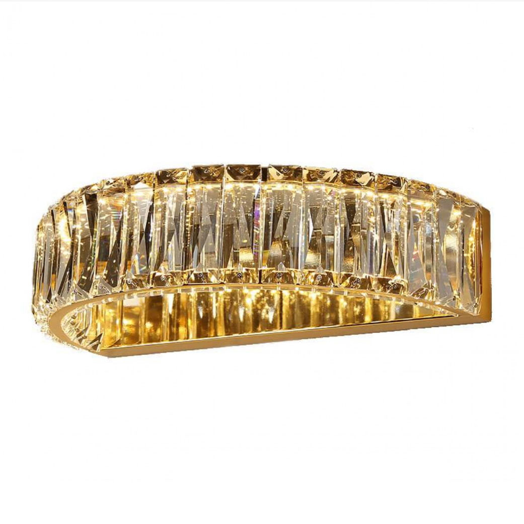 

Настенный светодиодный светильник Newport 8240 8242/A gold new М0066960, Золотой, 8242/A gold new 8240