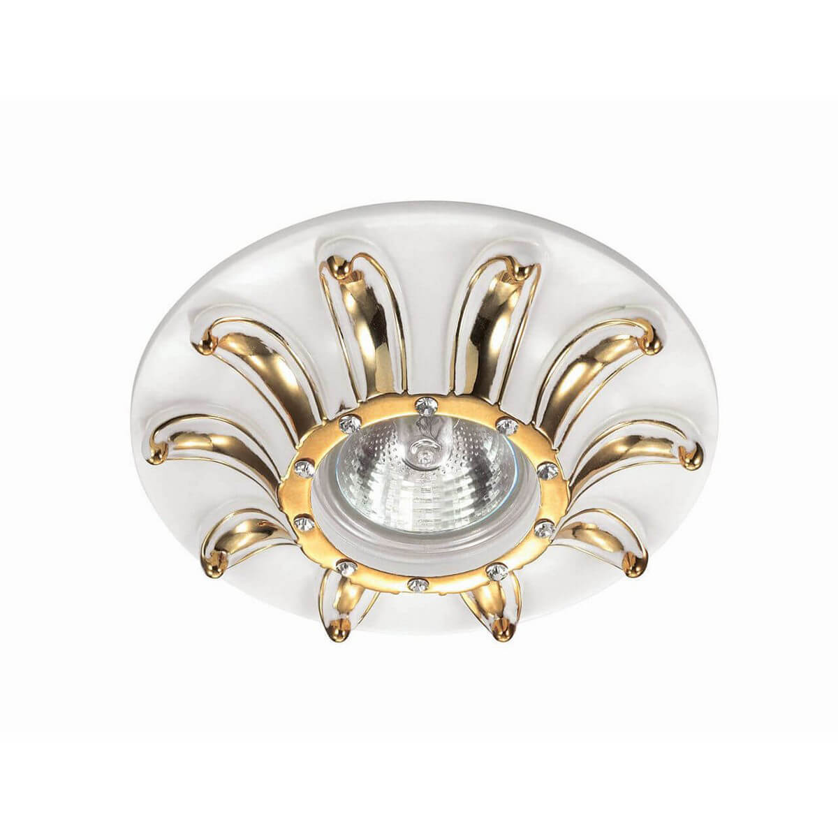 

Встраиваемый светильник Novotech Pattern 370329, Золотой, 370329 Spot