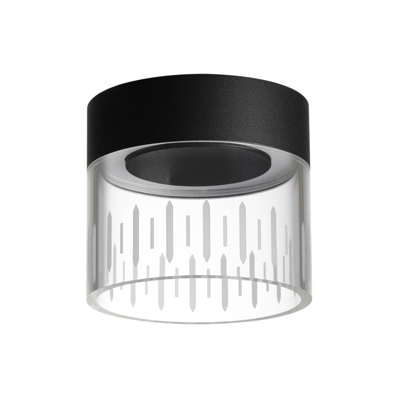 

Потолочный светодиодный светильник Novotech Over Aura 359002, Черный, 359002 Aura