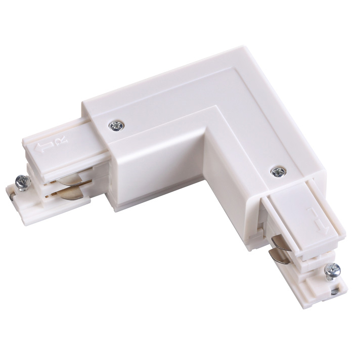 

Соединитель L внешний с токопроводом для трехфазного шинопровода Novotech Port 135062, Белый, 135062 Port